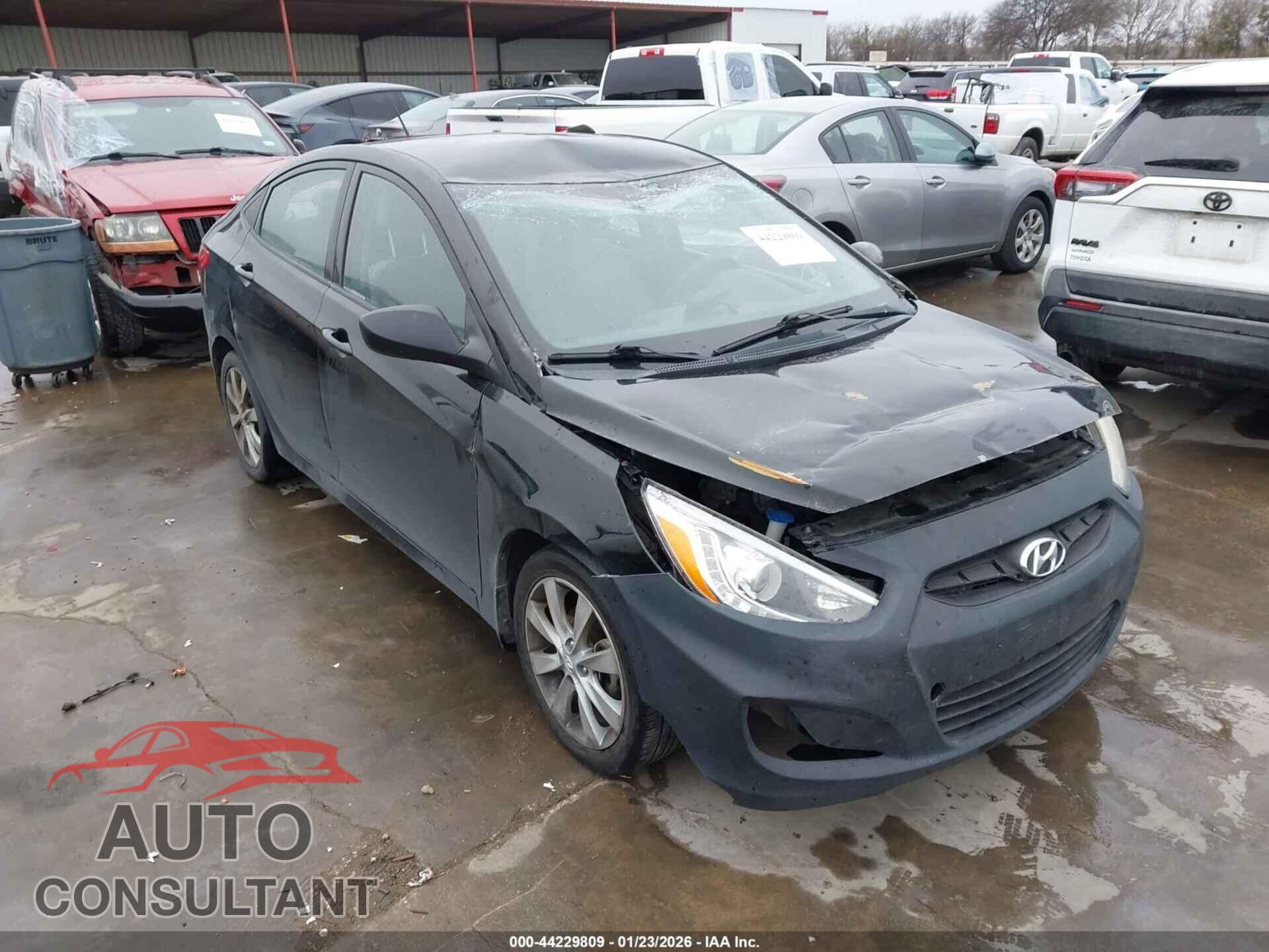 HYUNDAI ACCENT 2014 - KMHCU4AE6EU615621