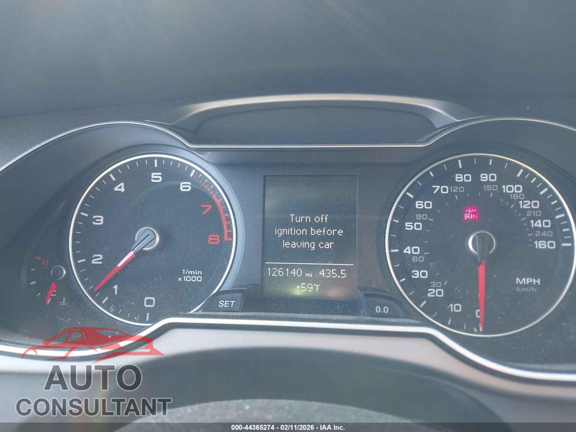 AUDI A4 2013 - WAUDFAFL5DN024114