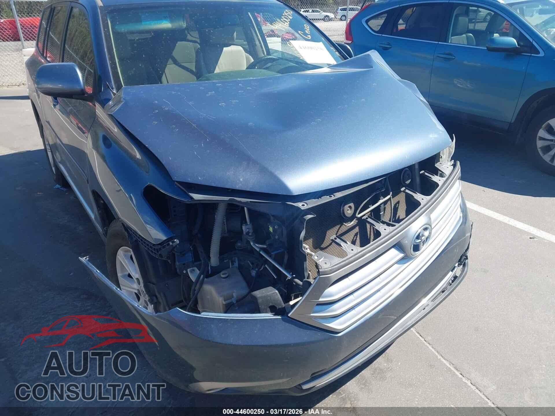 TOYOTA HIGHLANDER 2013 - 5TDZK3EH8DS128507