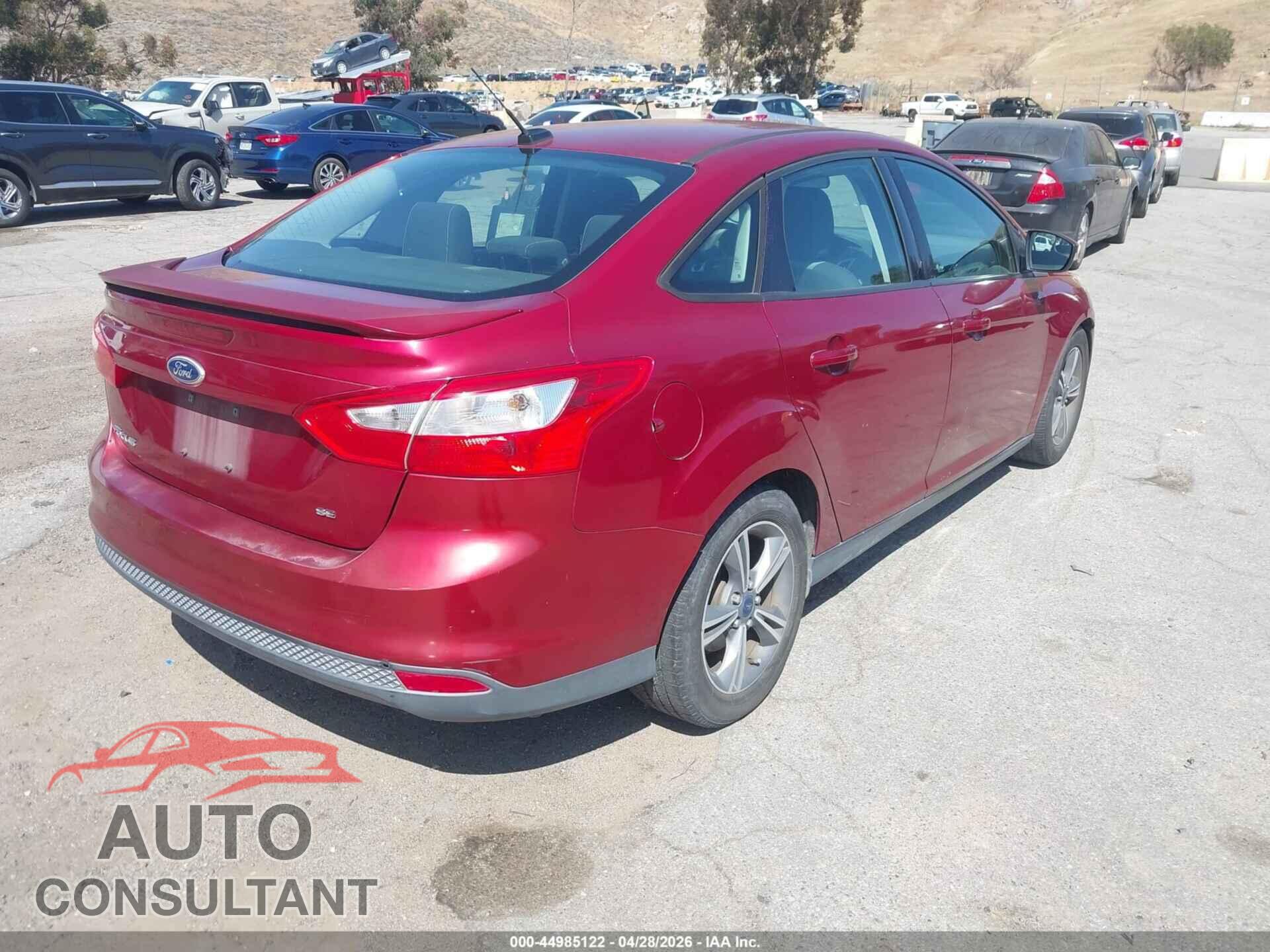 FORD FOCUS 2014 - 1FADP3F21EL321483