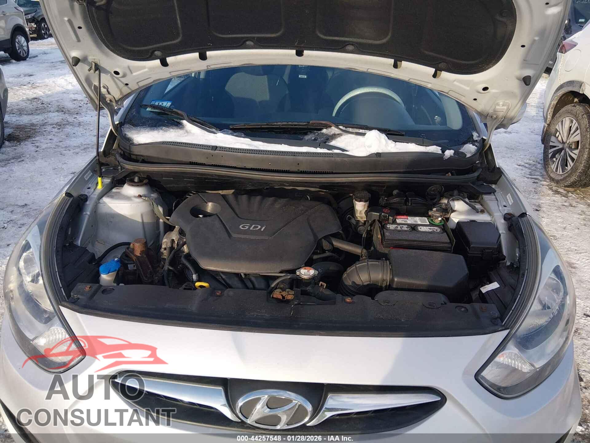 HYUNDAI ACCENT 2012 - KMHCT5AEXCU047640