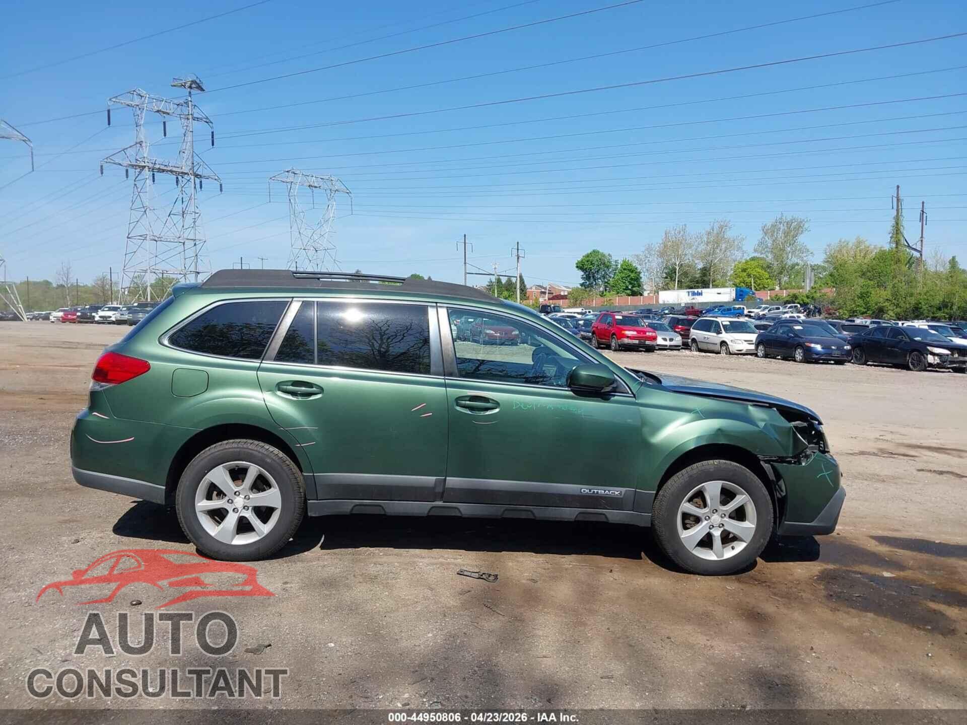 SUBARU OUTBACK 2014 - 4S4BRBCC0E3236505