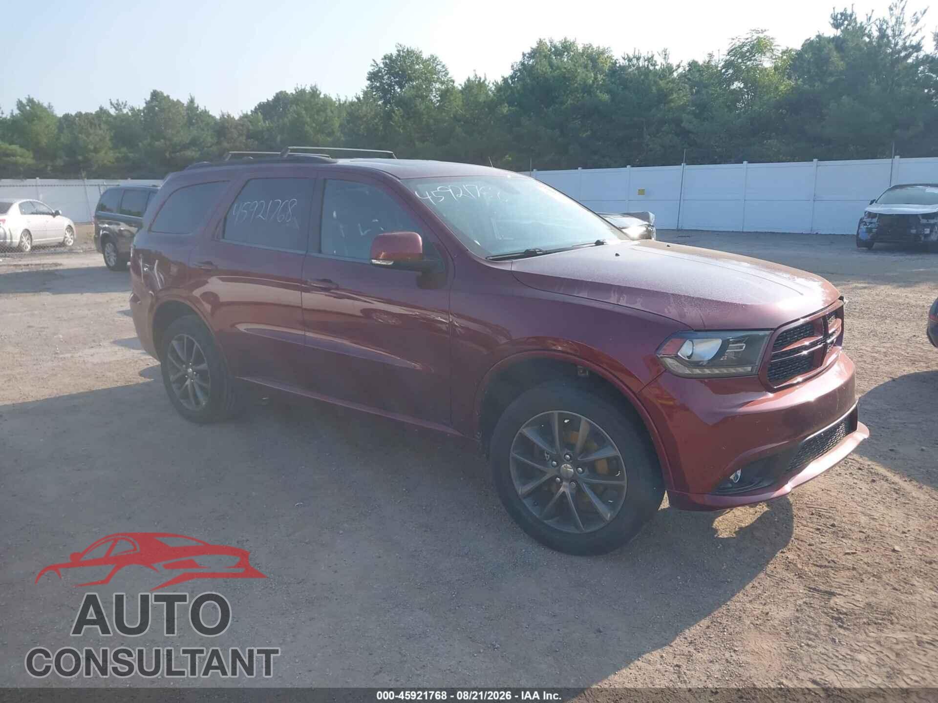 DODGE DURANGO 2018 - 1C4RDJDG6JC248830