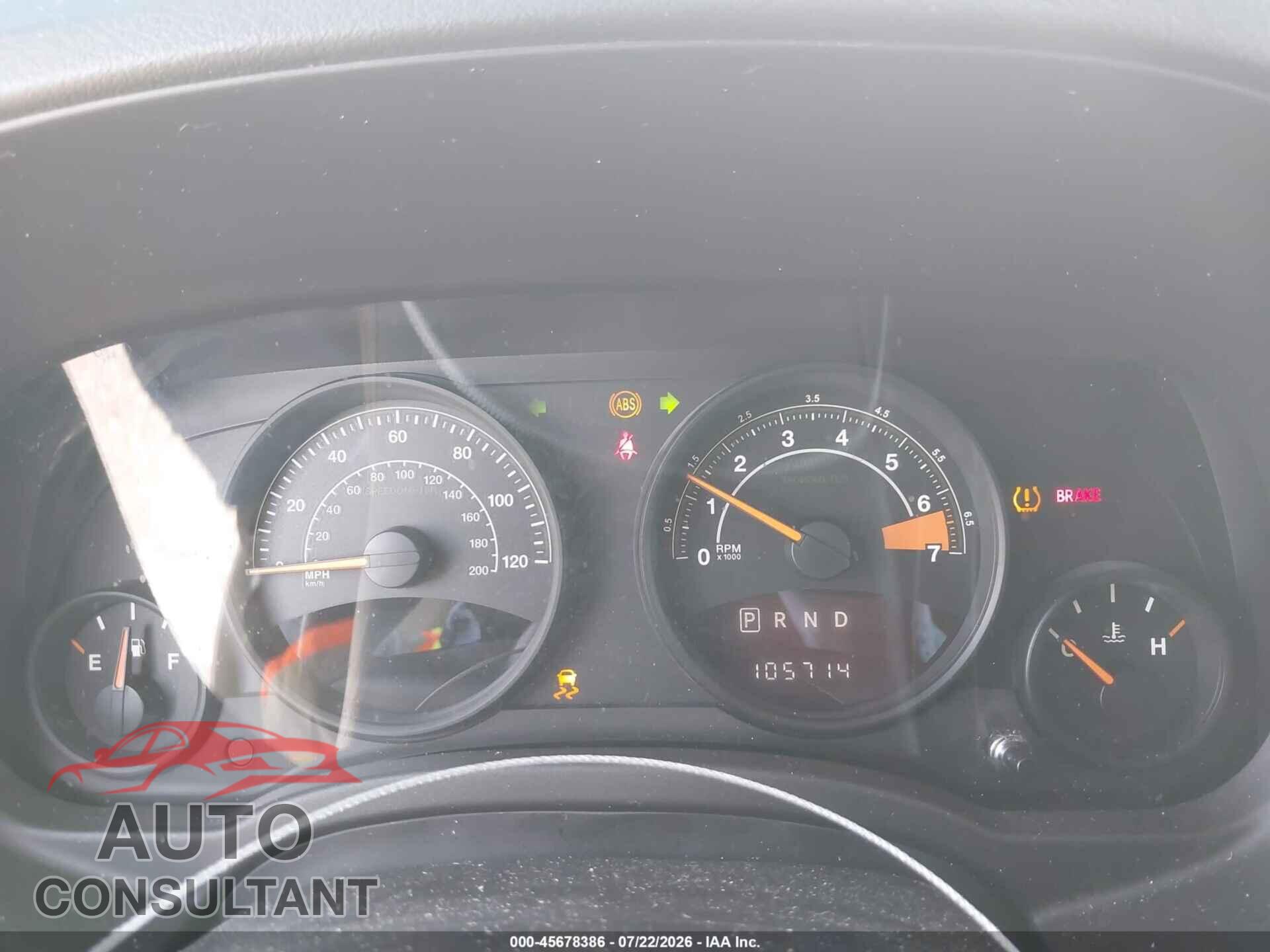 JEEP COMPASS 2016 - 1C4NJCBA2GD641308
