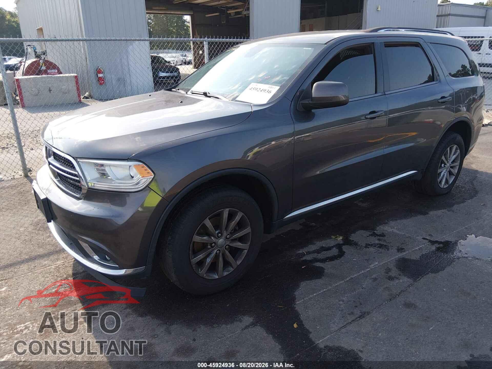 DODGE DURANGO 2017 - 1C4RDJAG7HC850845