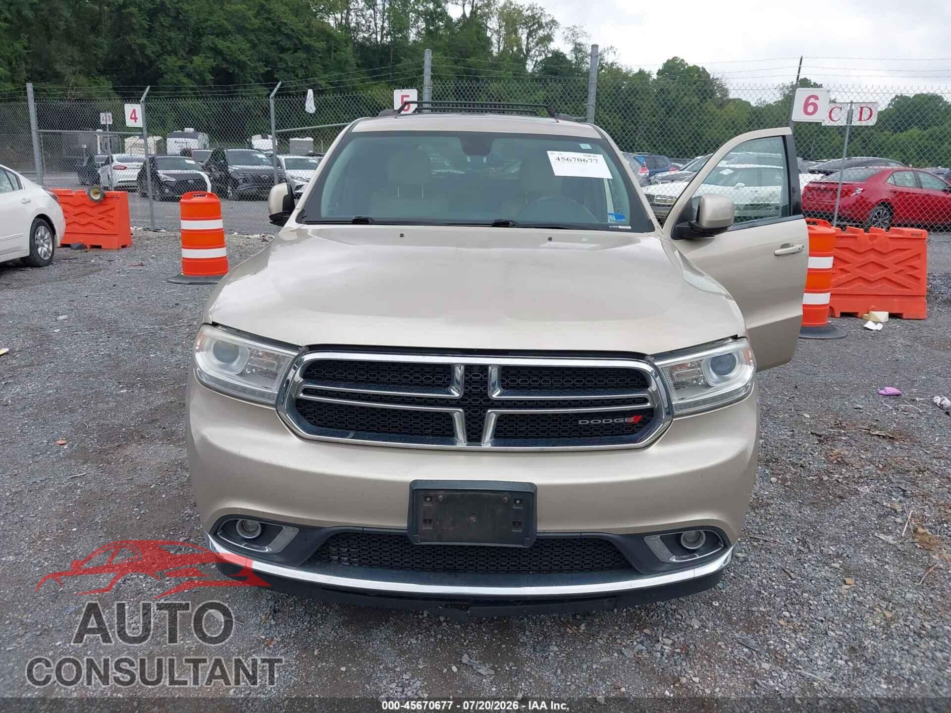 DODGE DURANGO 2014 - 1C4SDJDT1EC278726