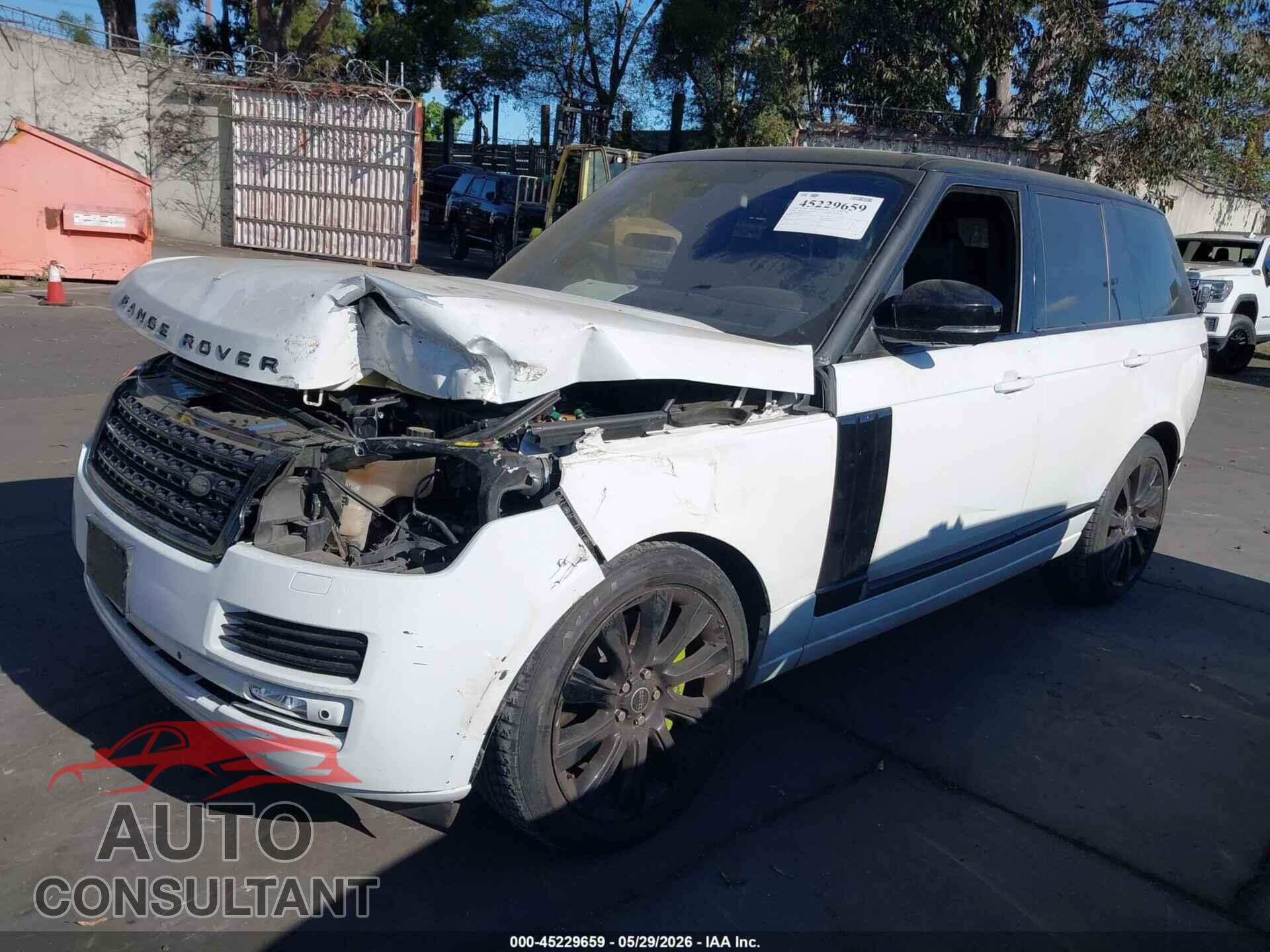 LAND ROVER RANGE ROVER 2016 - SALGS2EF1GA246473