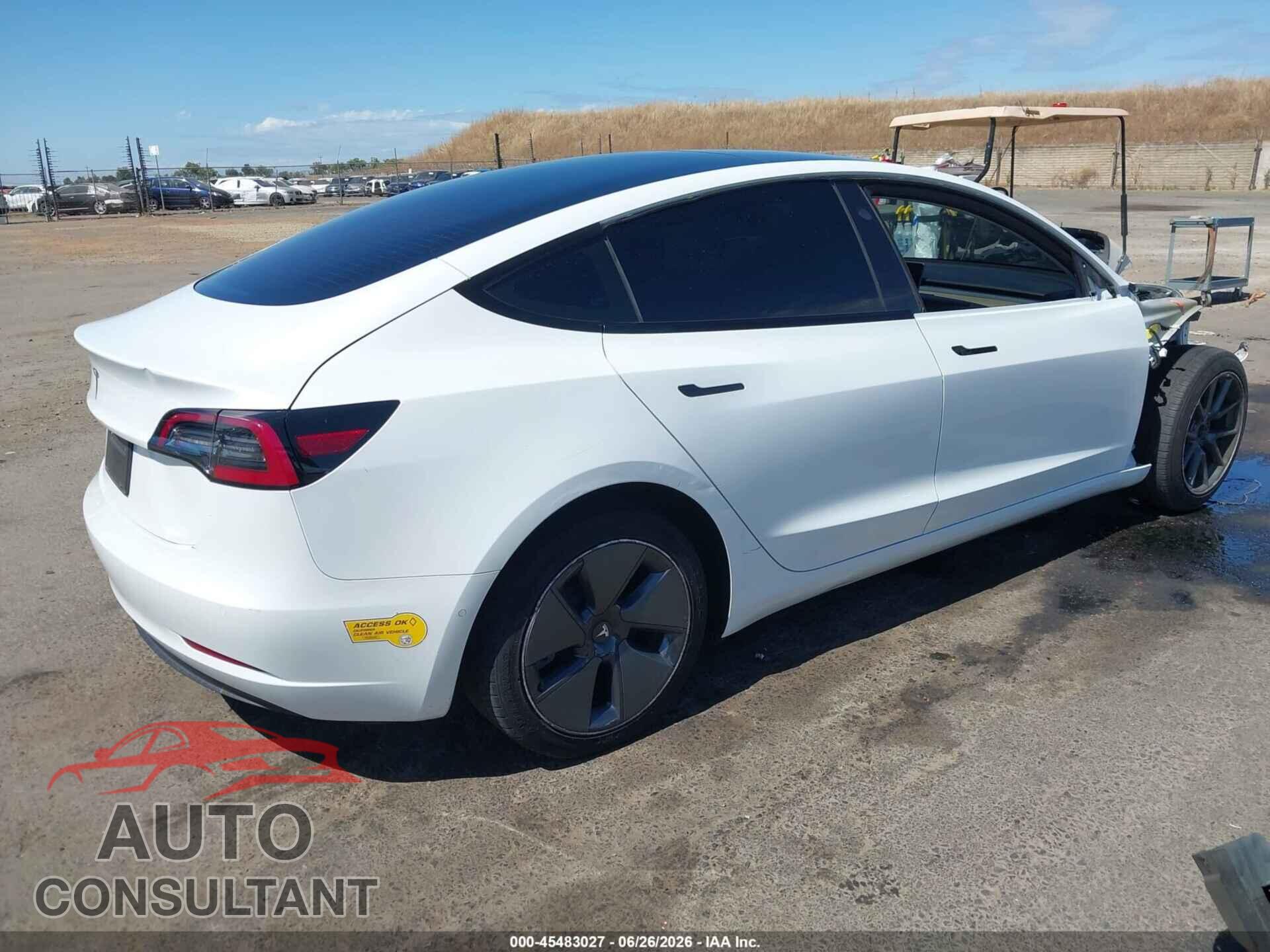 TESLA MODEL 3 2022 - 5YJ3E1EA2NF123751