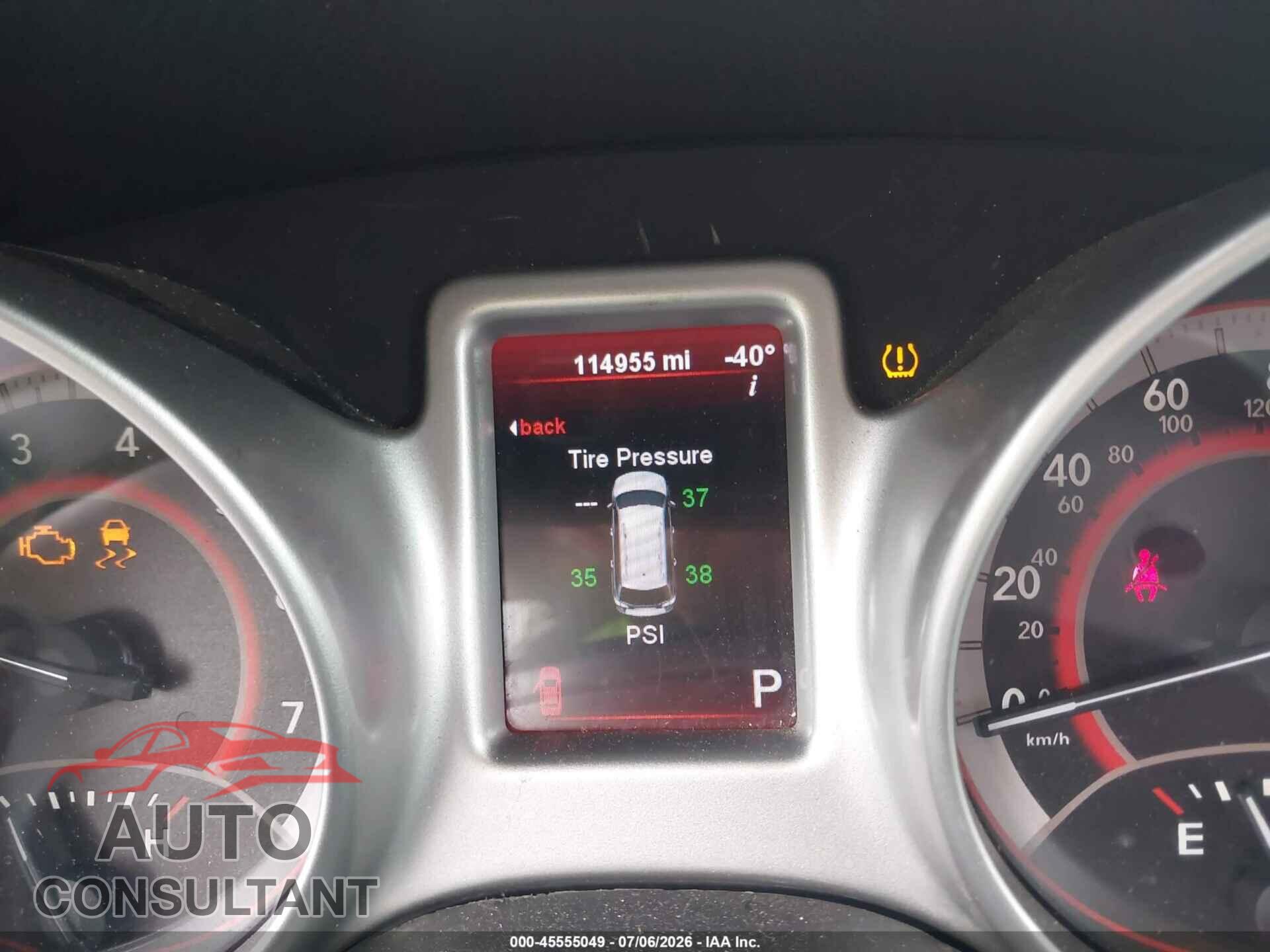 DODGE JOURNEY 2012 - 3C4PDCAB0CT315053
