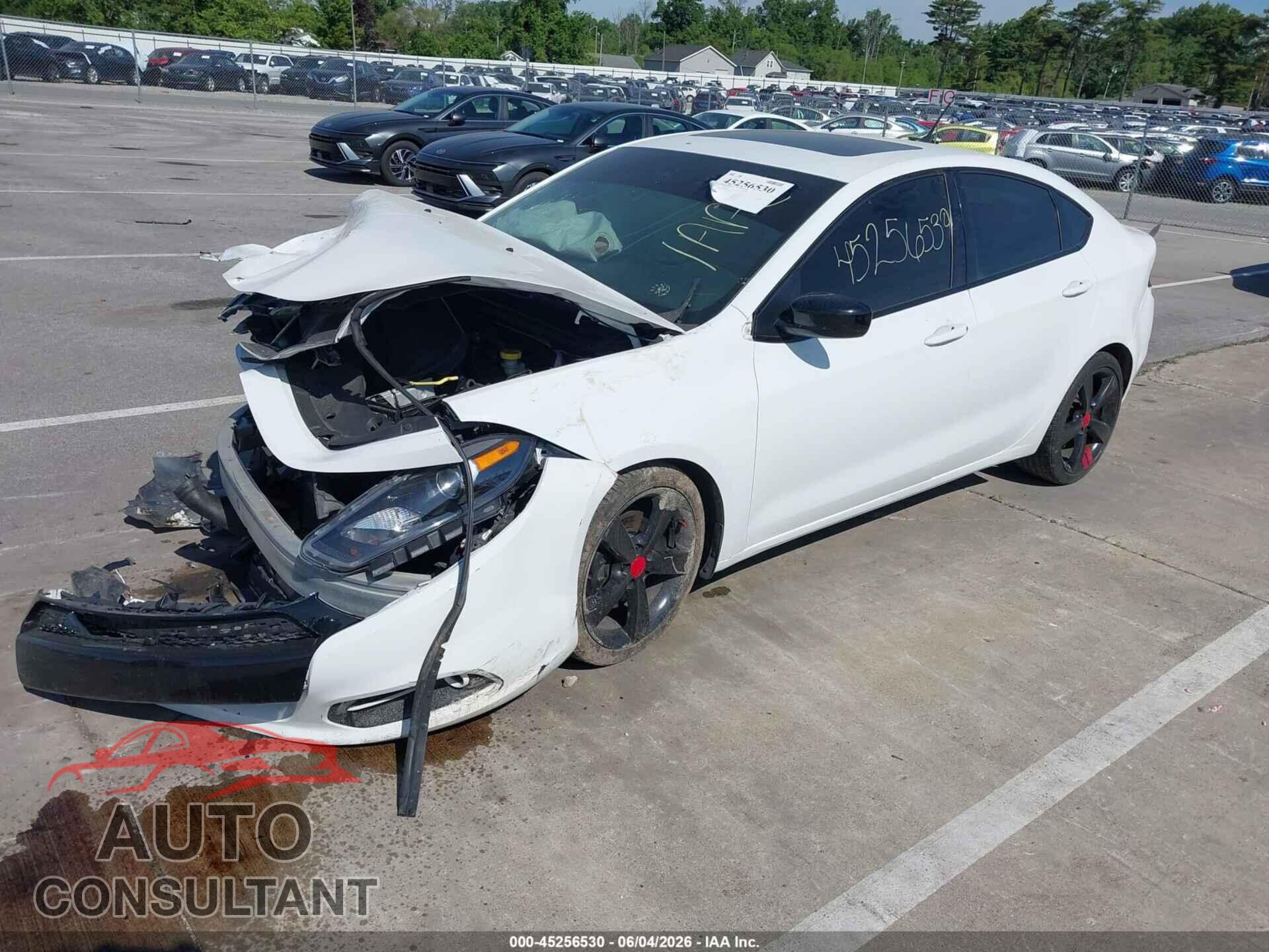DODGE DART 2015 - 1C3CDFBB2FD421856