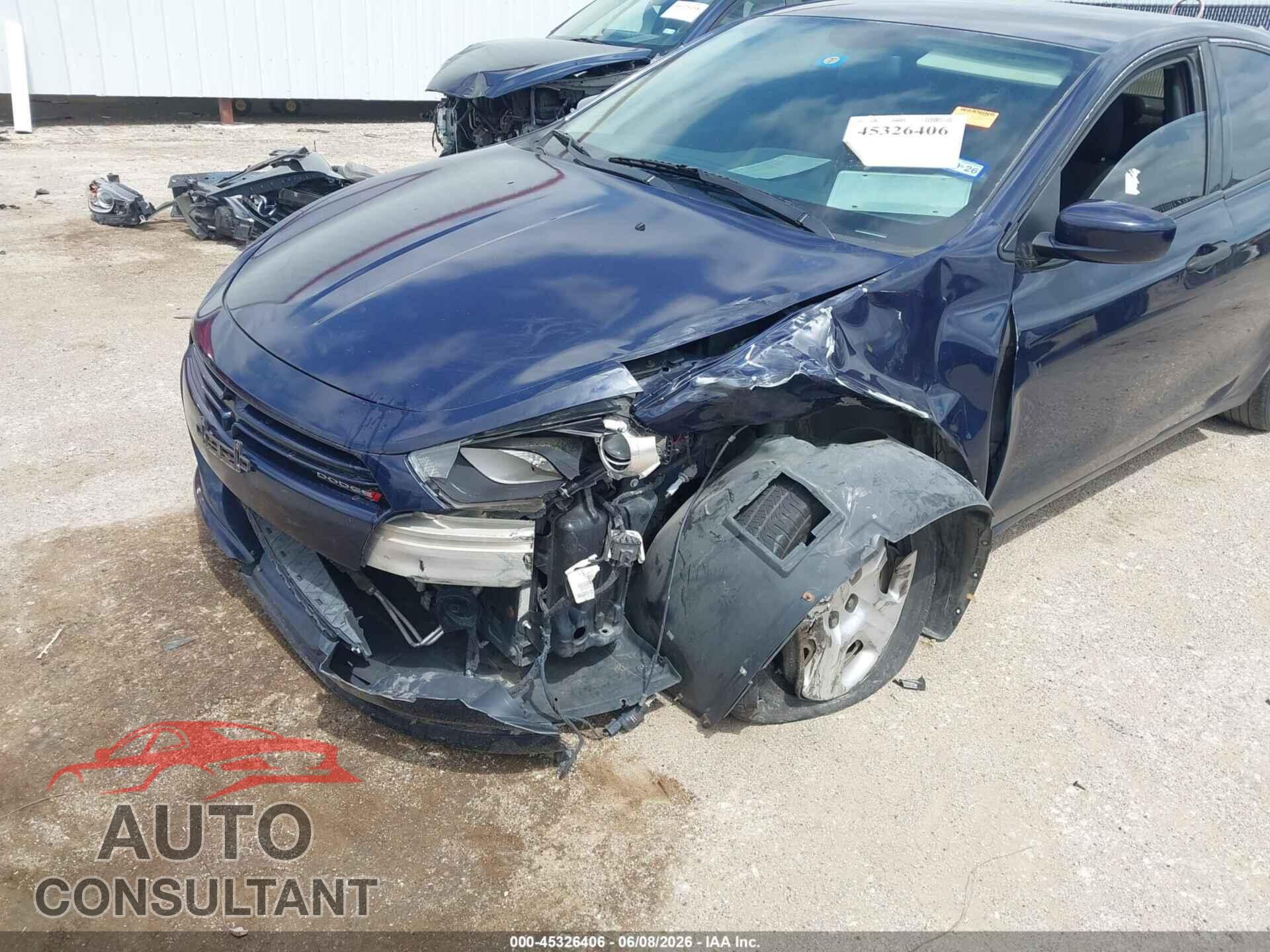 DODGE DART 2013 - 1C3CDFAA8DD198406