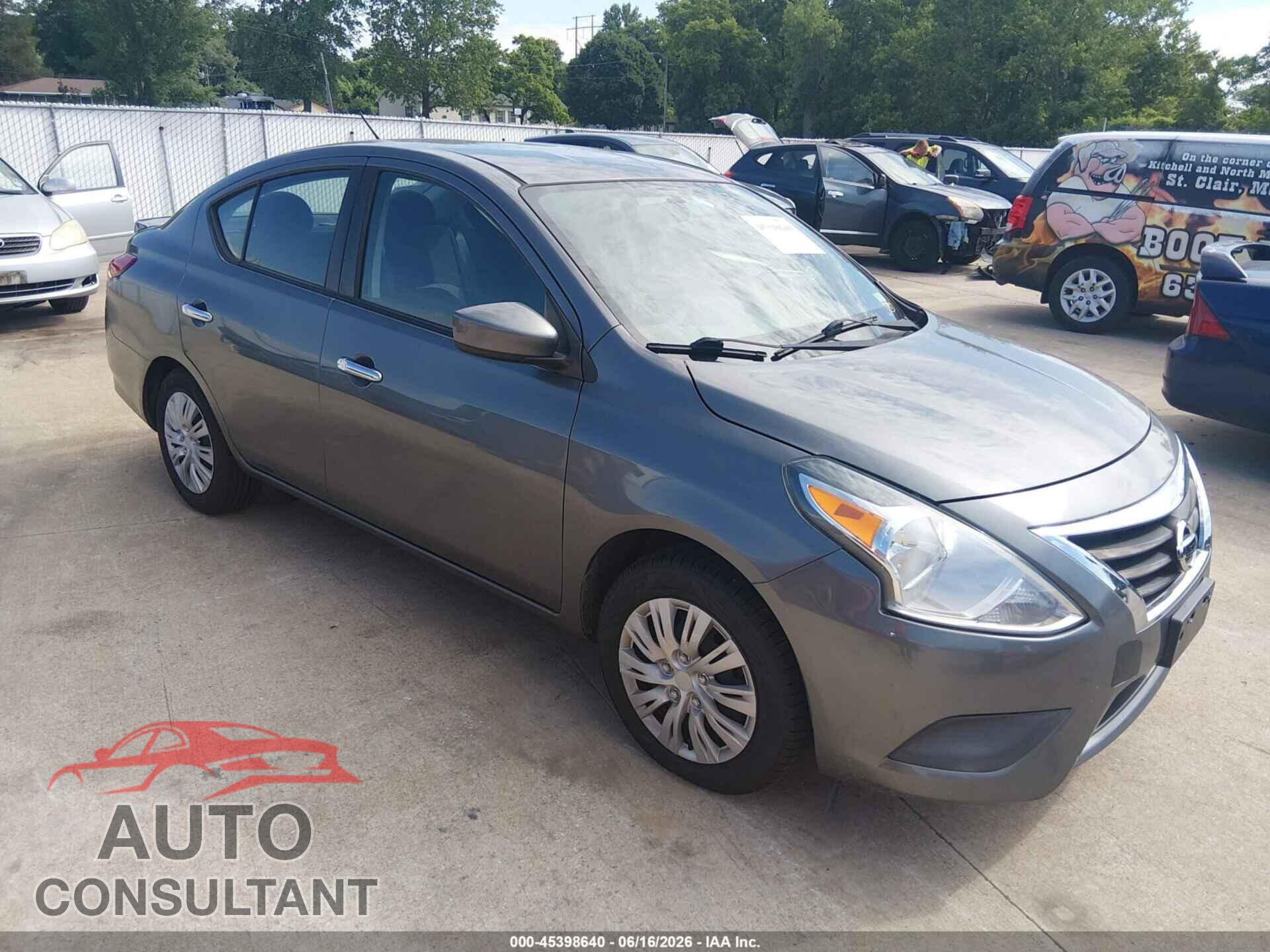 NISSAN VERSA 2017 - 3N1CN7AP3HL848314