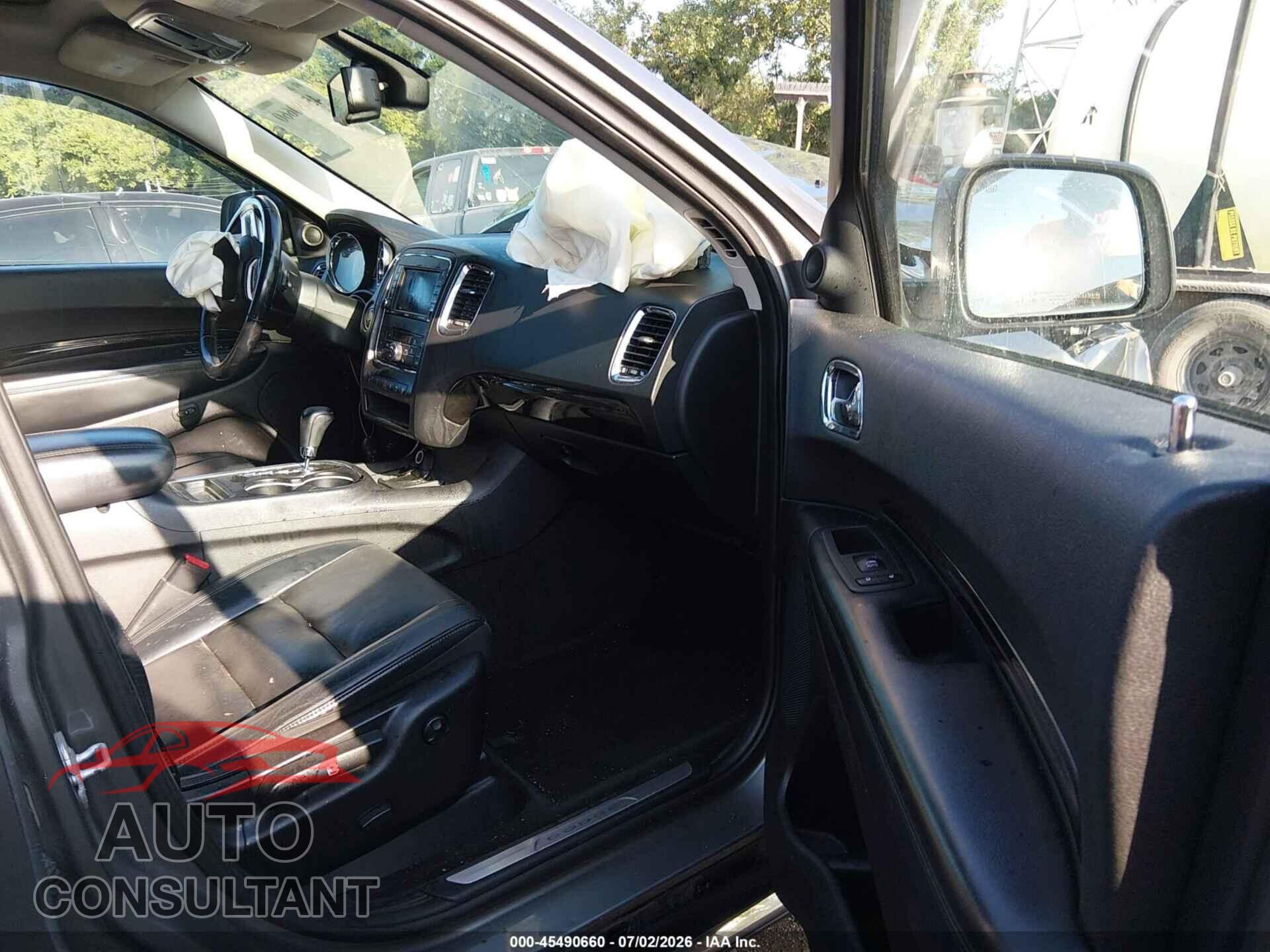 DODGE DURANGO 2012 - 1C4RDJDG7CC309184
