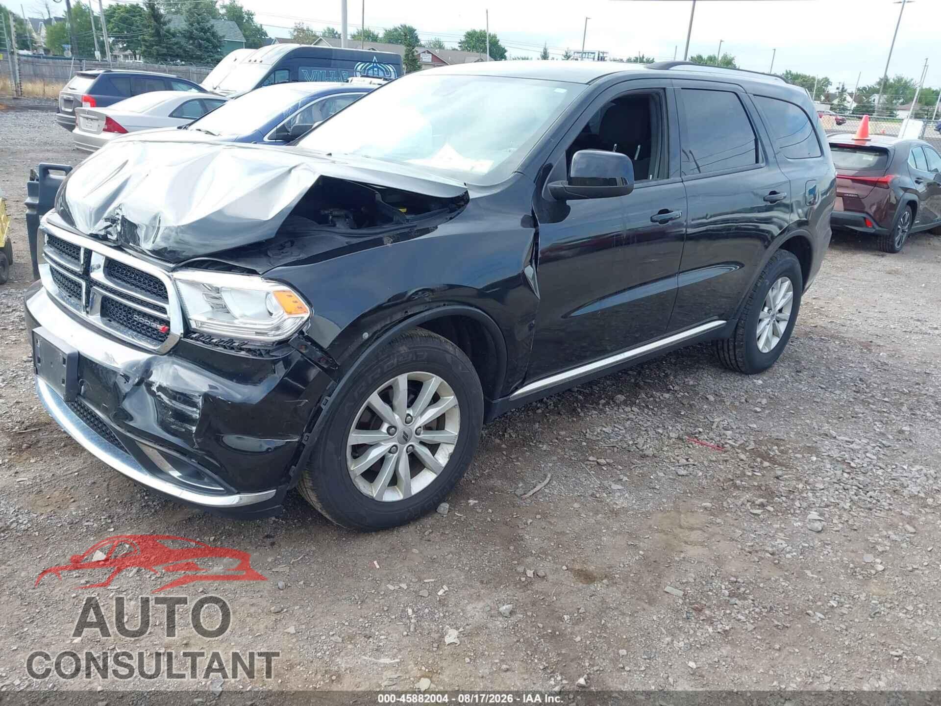 DODGE DURANGO 2019 - 1C4RDJAG8KC848464