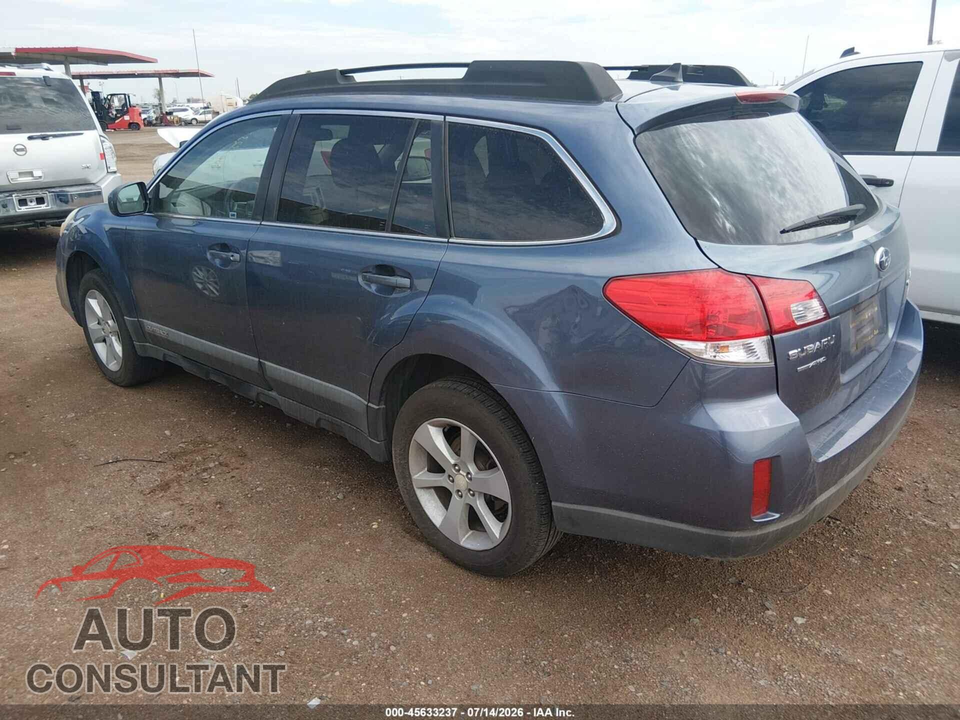 SUBARU OUTBACK 2014 - 4S4BRBCC2E3327761