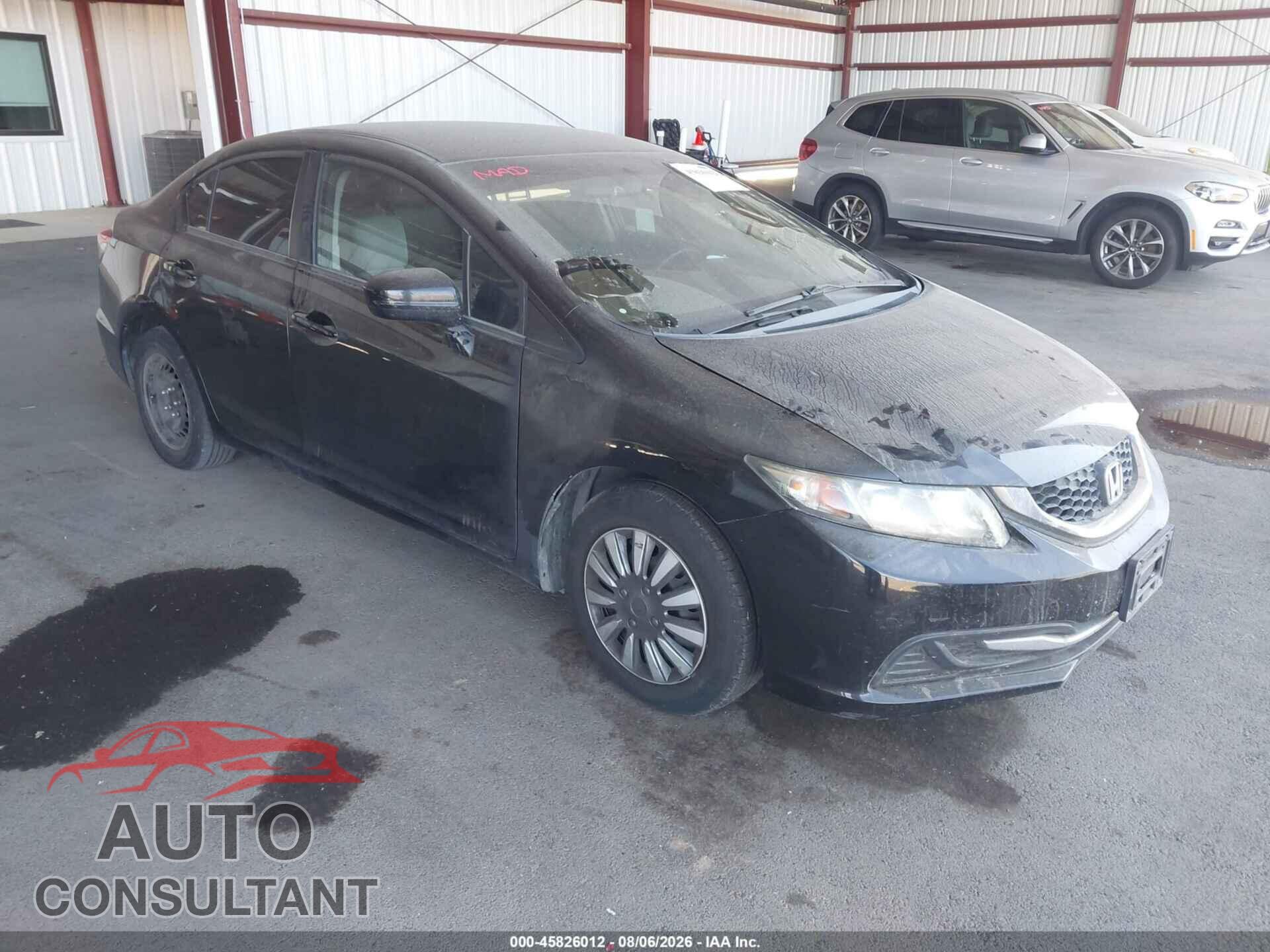 HONDA CIVIC 2014 - 19XFB2F54EE249077