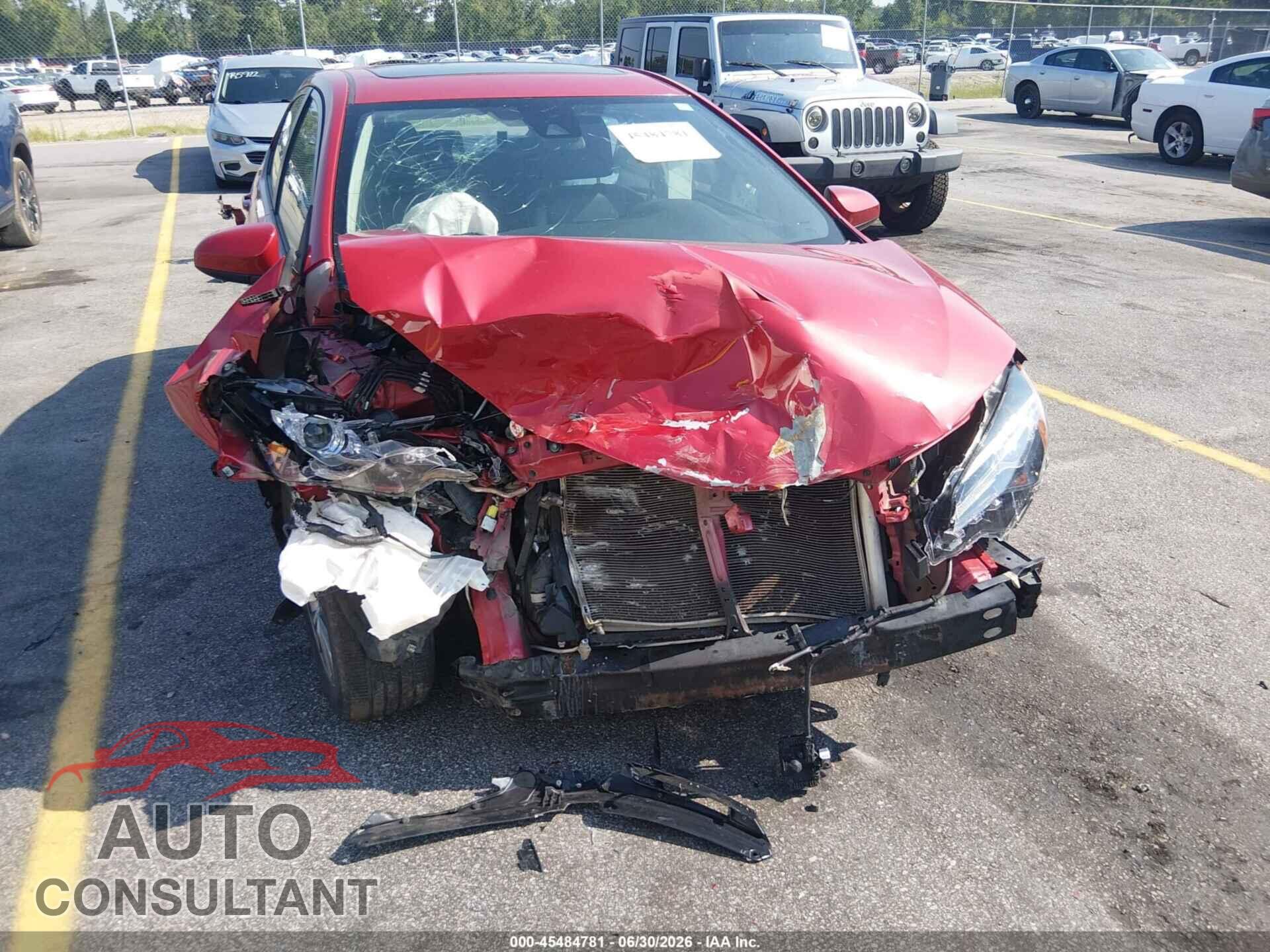 TOYOTA COROLLA 2017 - 2T1BURHE6HC910092