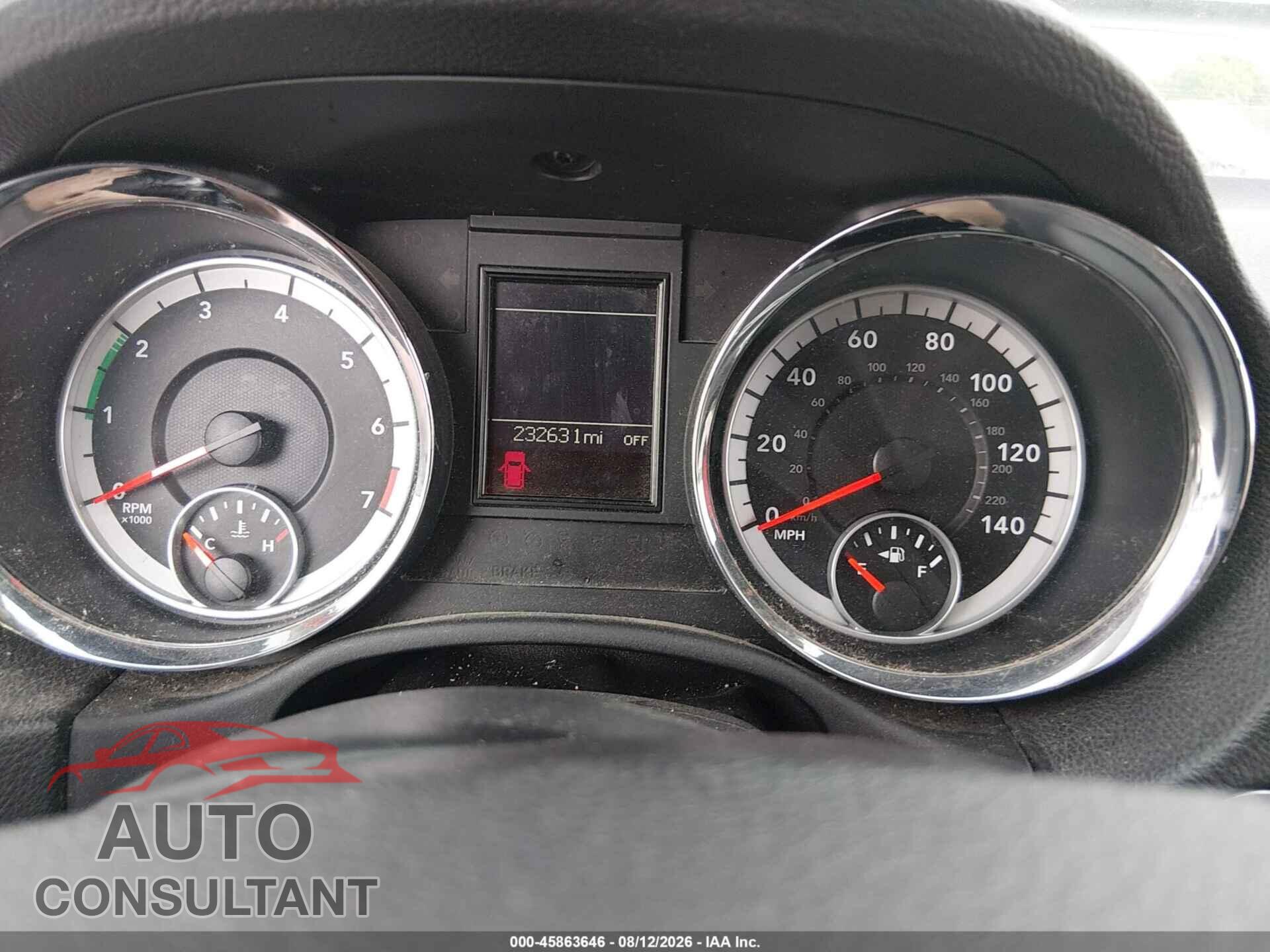 DODGE DURANGO 2013 - 1C4RDJDG1DC664515