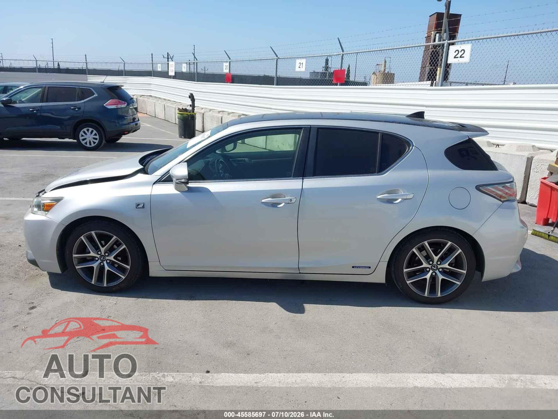 LEXUS CT 200H 2014 - JTHKD5BH4E2183779