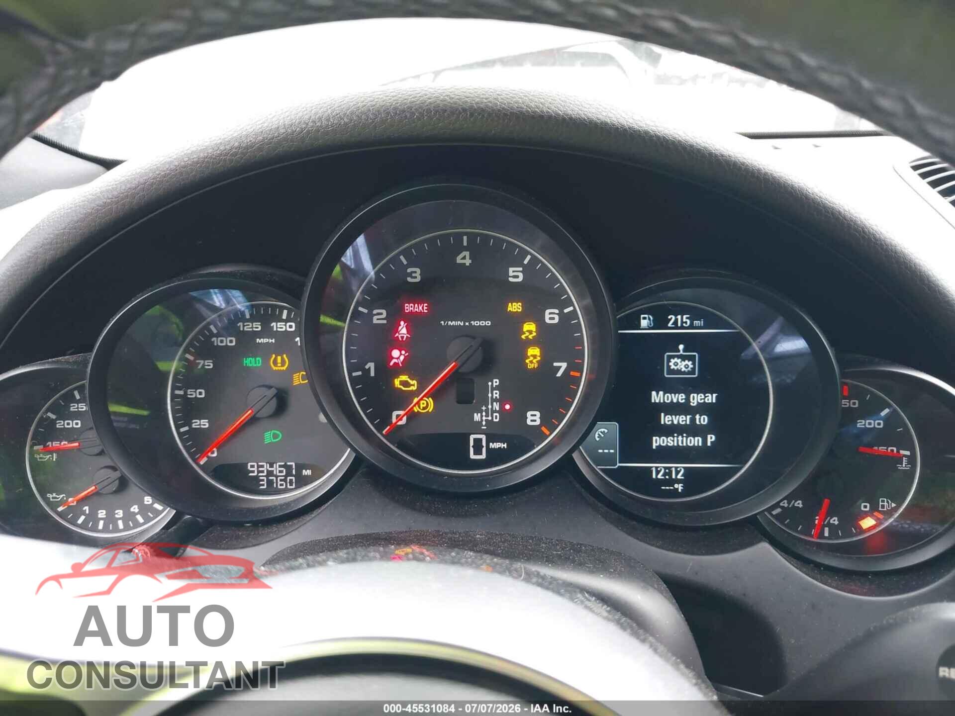 PORSCHE CAYENNE 2017 - WP1AA2A24HKA89633