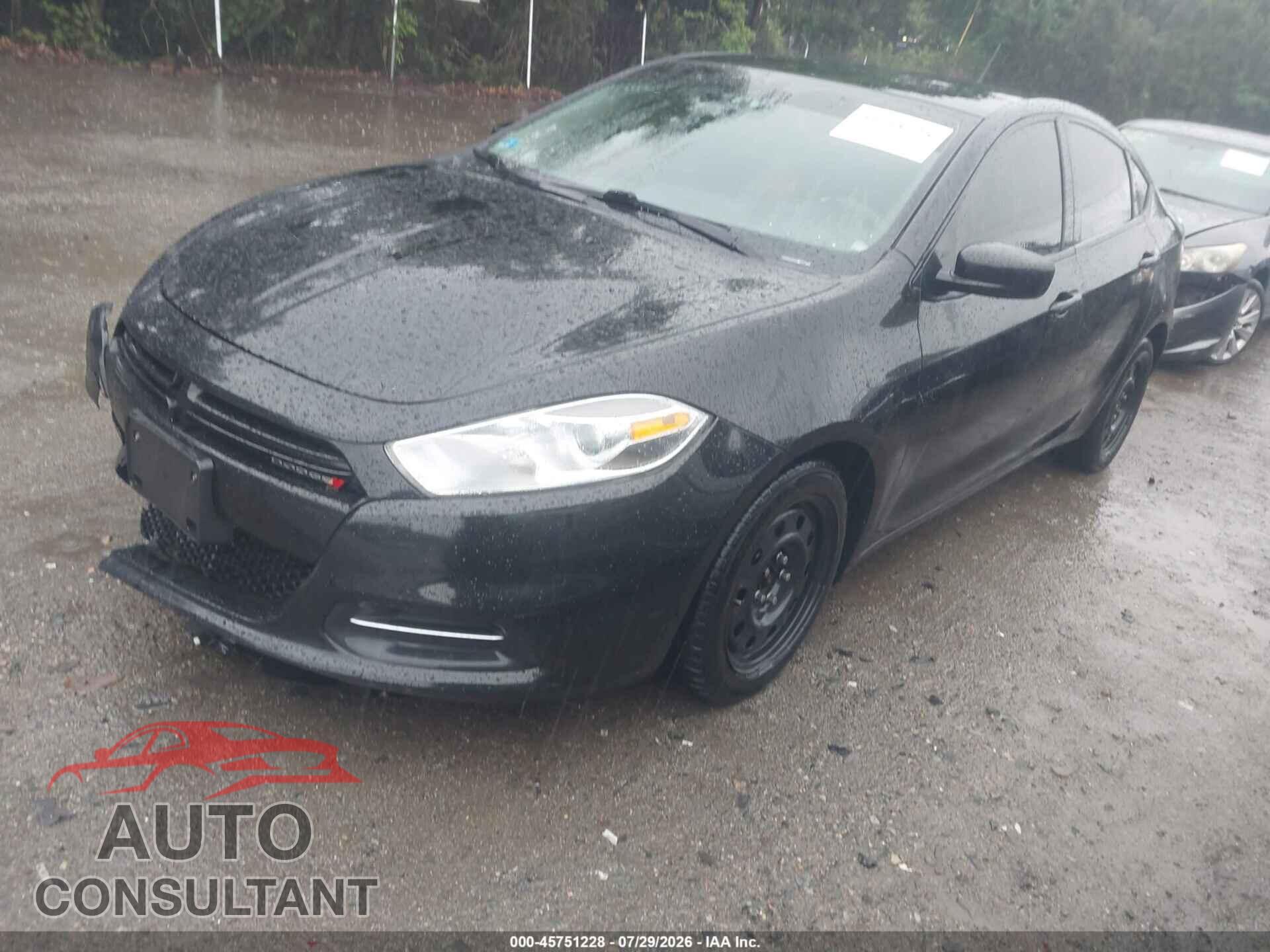 DODGE DART 2015 - 1C3CDFAA5FD200793
