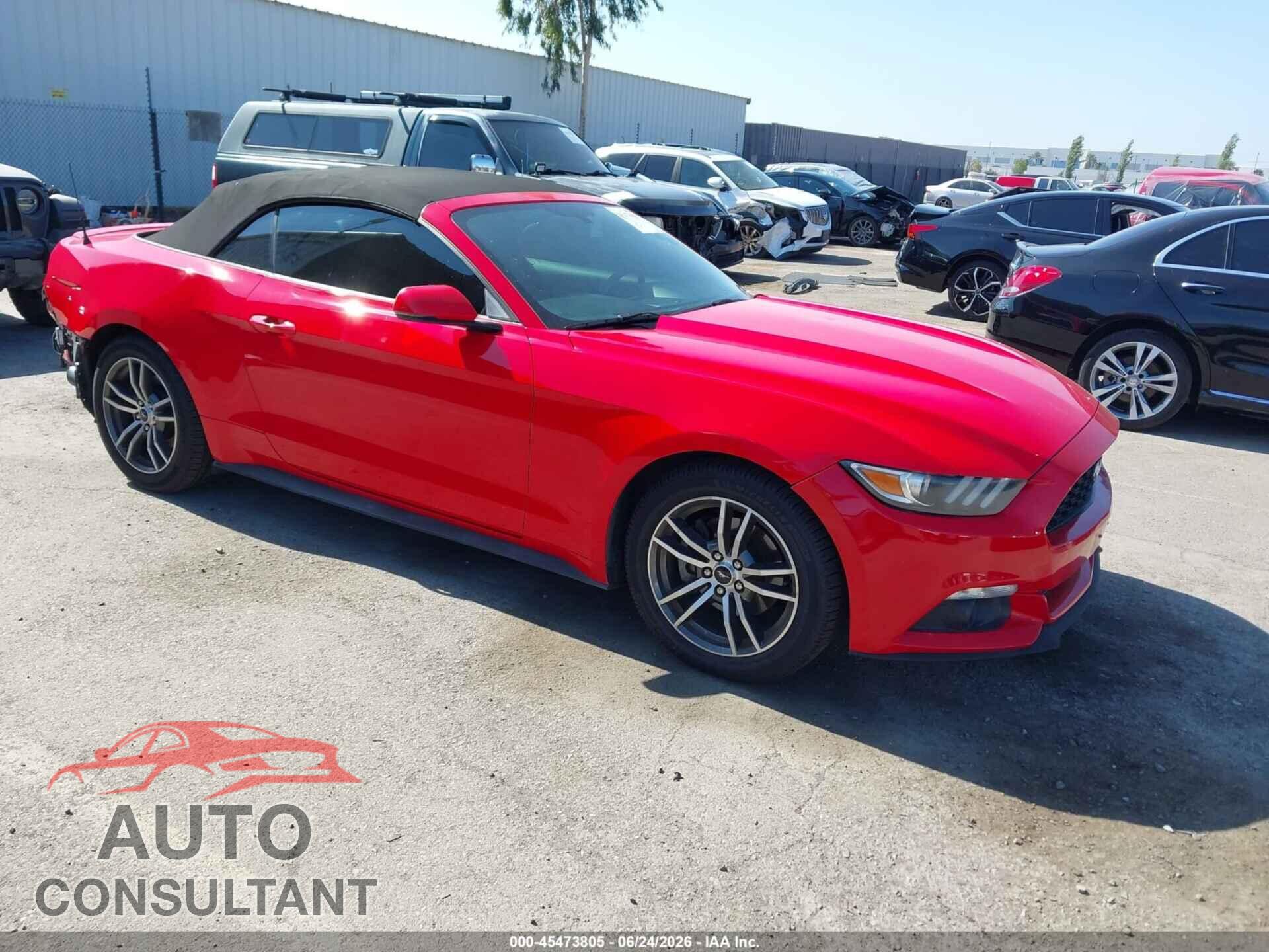 FORD MUSTANG 2017 - 1FATP8UHXH5272647