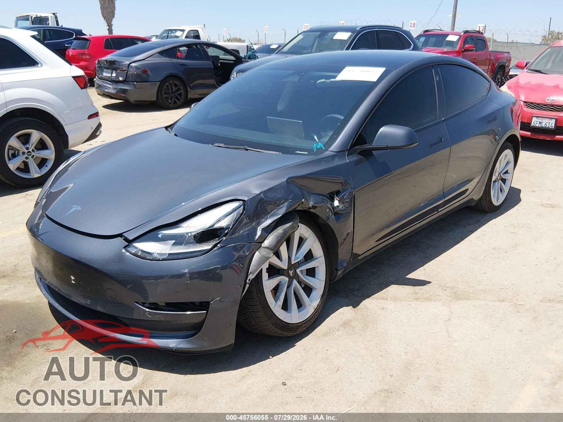 TESLA MODEL 3 2022 - 5YJ3E1EA1NF373840
