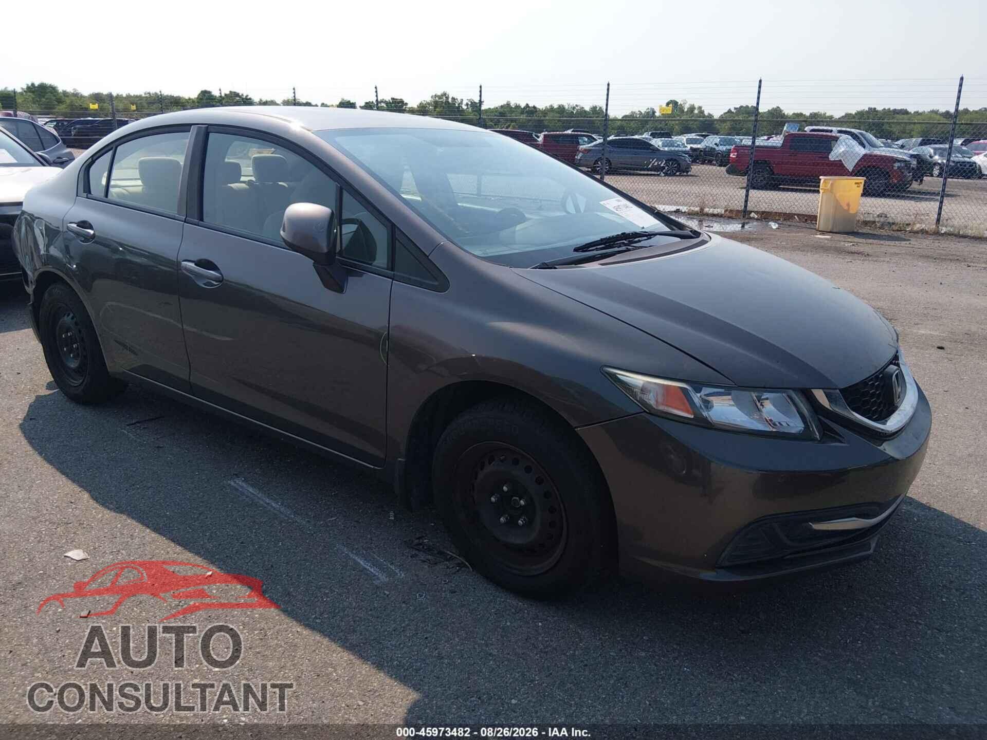 HONDA CIVIC 2013 - 19XFB2F52DE020752