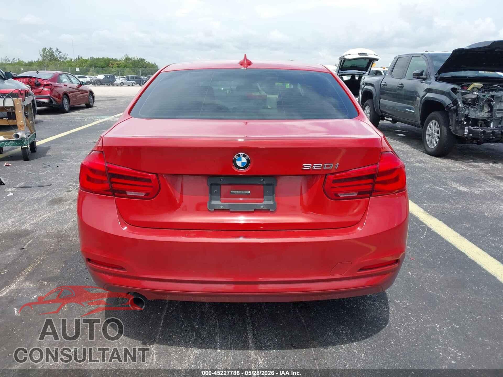 BMW 320I 2016 - WBA8E1G5XGNU11296