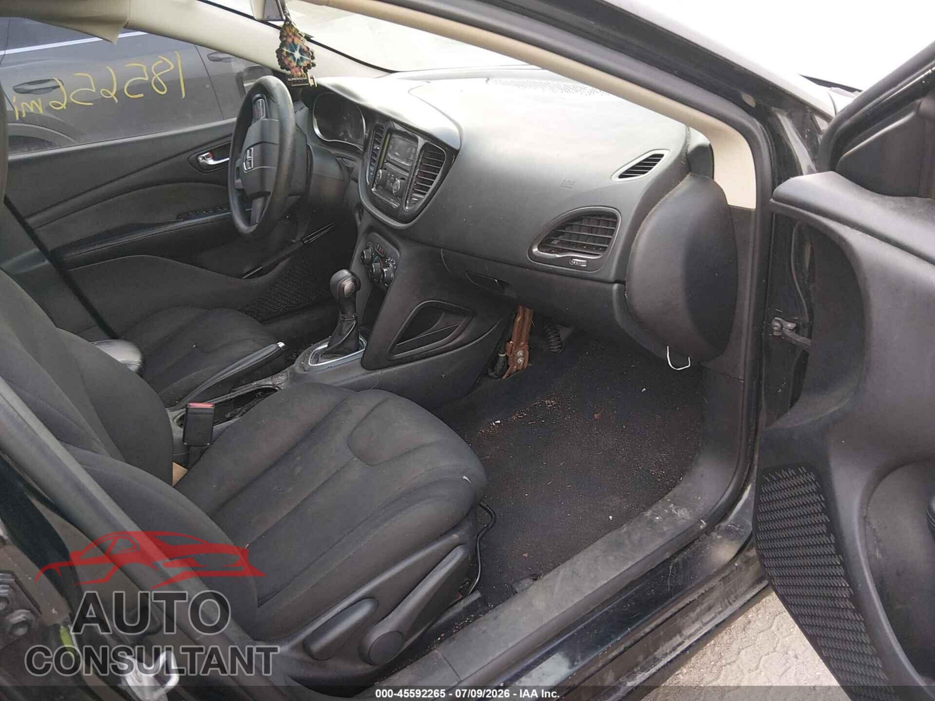 DODGE DART 2013 - 1C3CDFAA1DD727453
