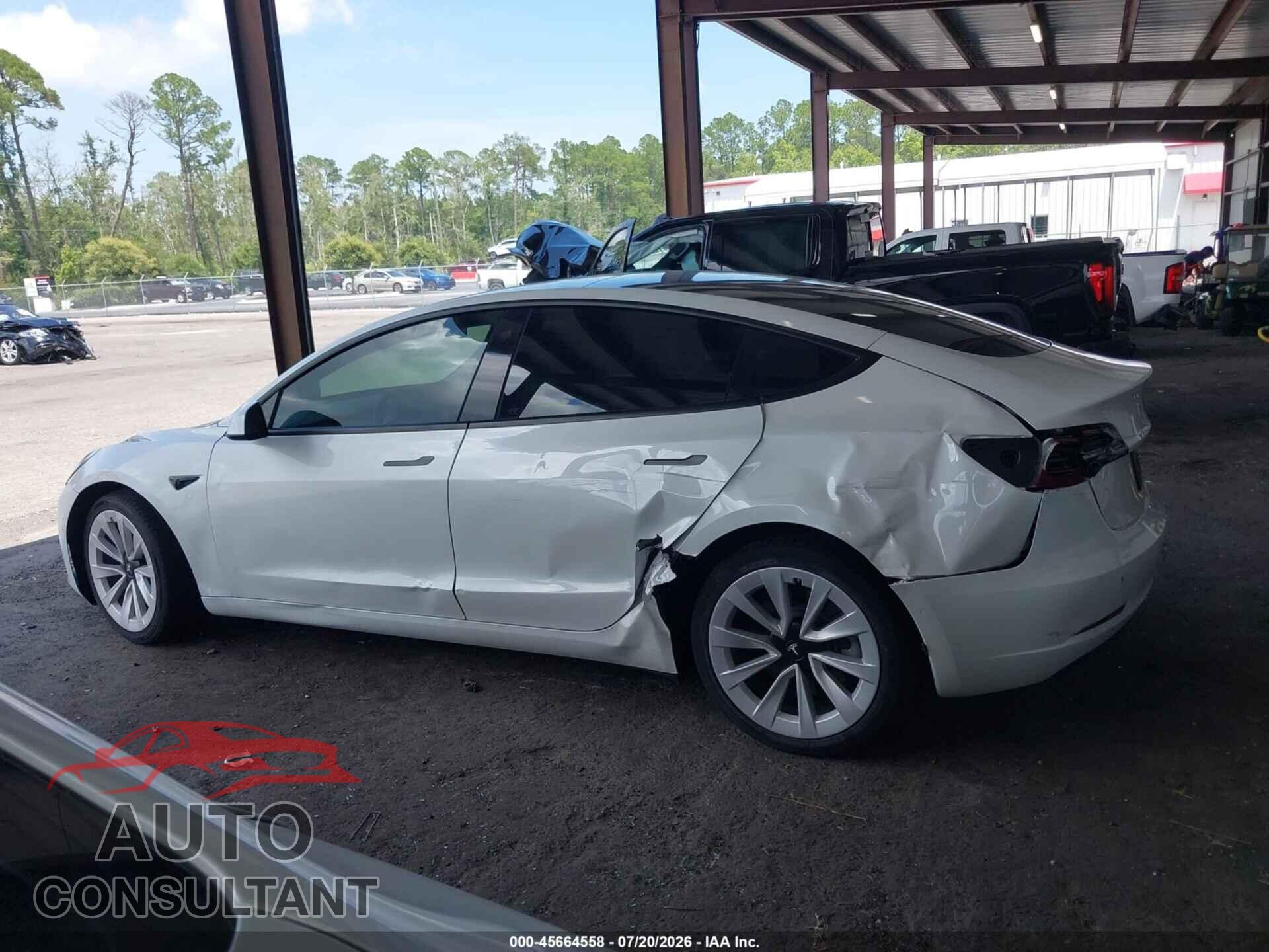 TESLA MODEL 3 2021 - 5YJ3E1EA8MF856708
