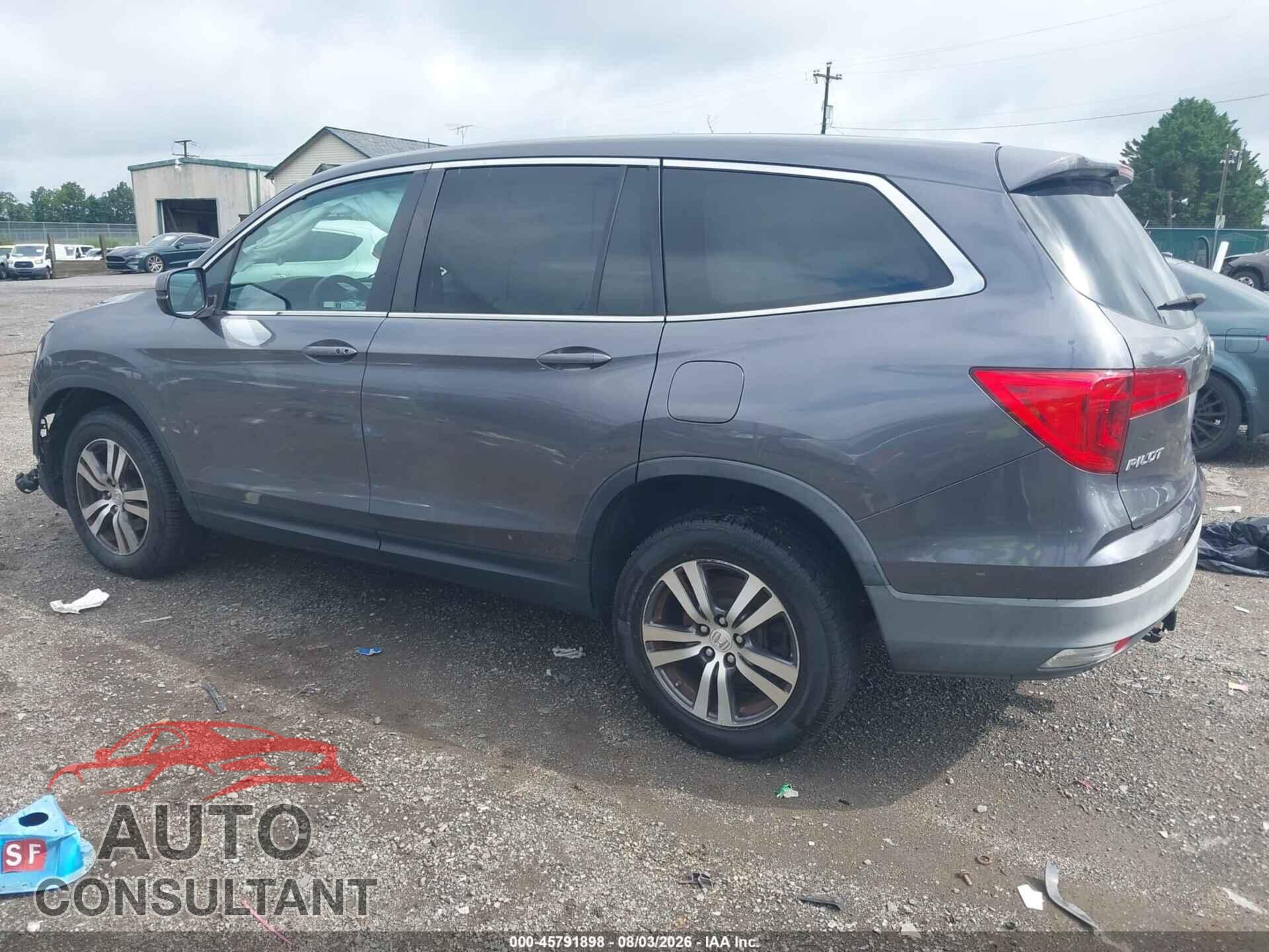 HONDA PILOT 2017 - 5FNYF6H35HB095378
