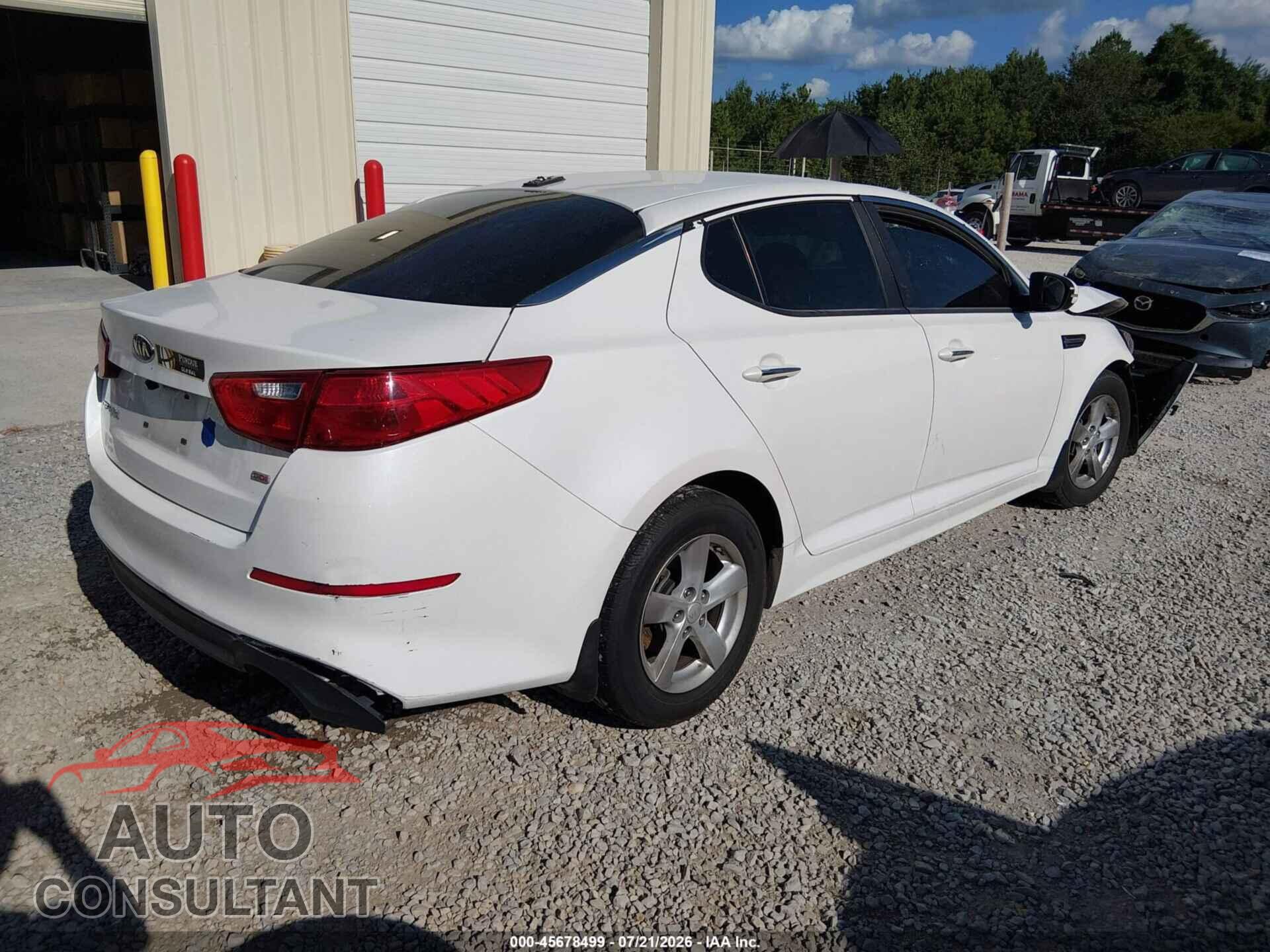 KIA OPTIMA 2015 - KNAGM4A74F5628660