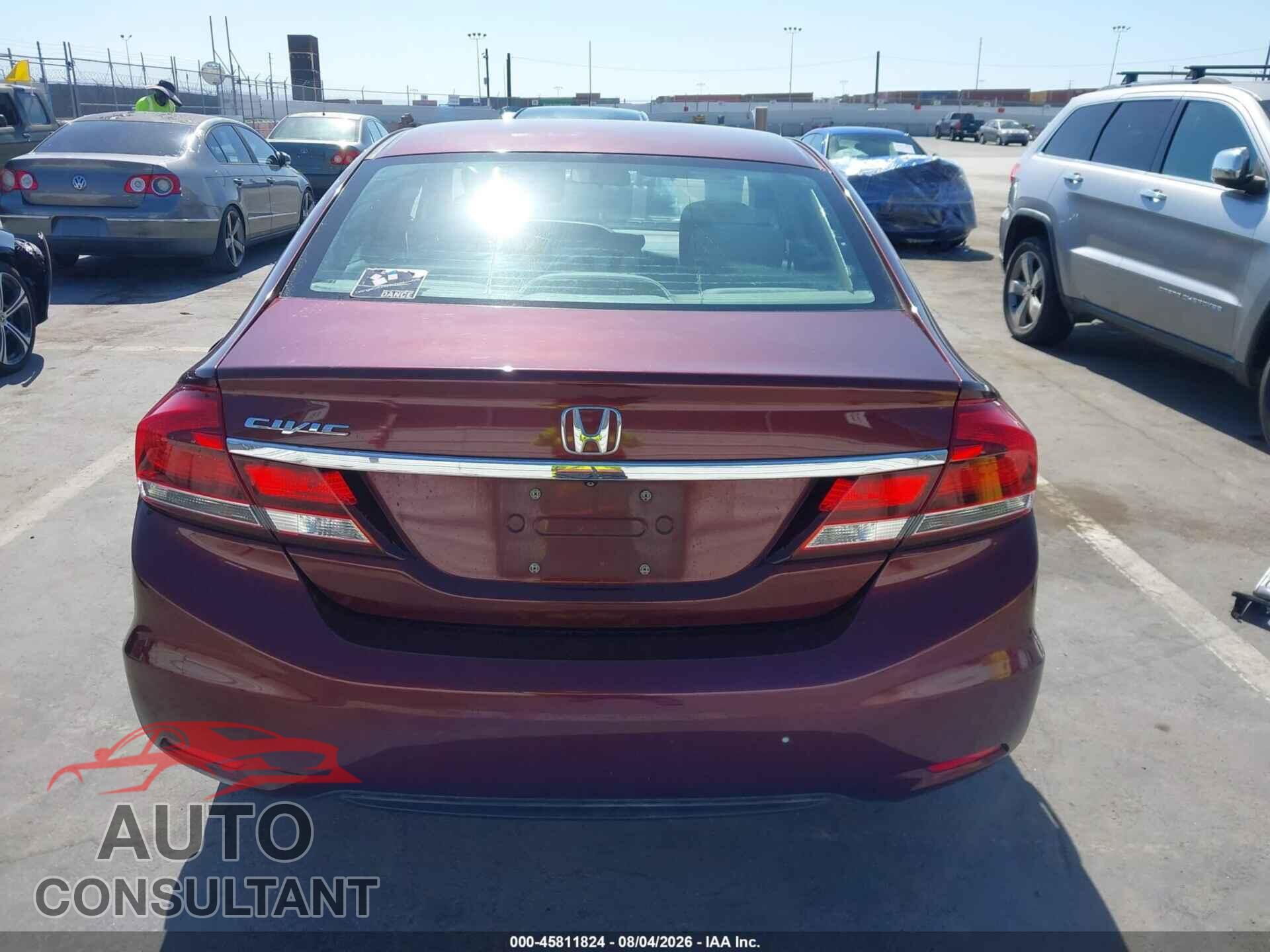 HONDA CIVIC 2014 - 19XFB2F54EE206357