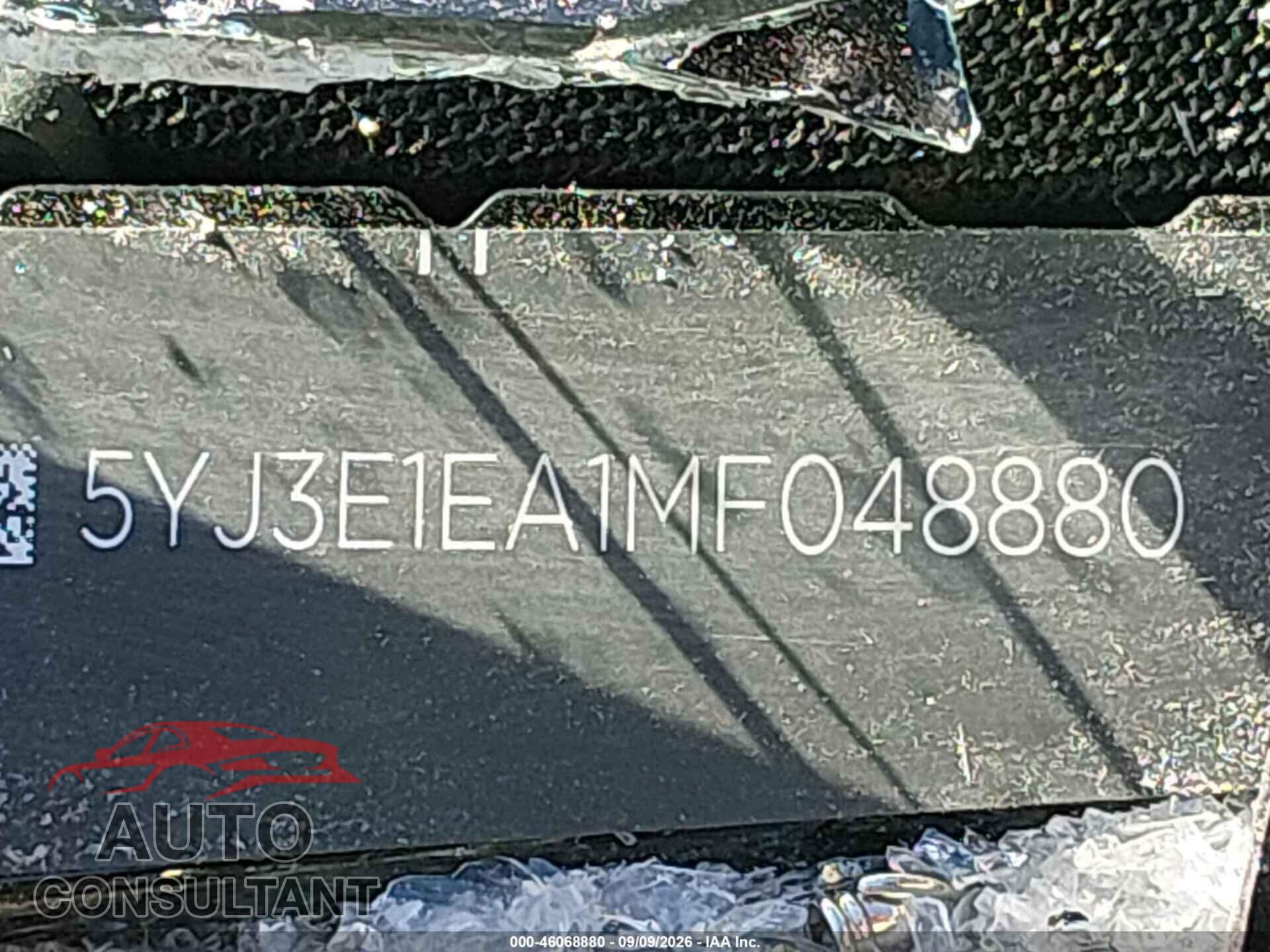 TESLA MODEL 3 2021 - 5YJ3E1EA1MF048880