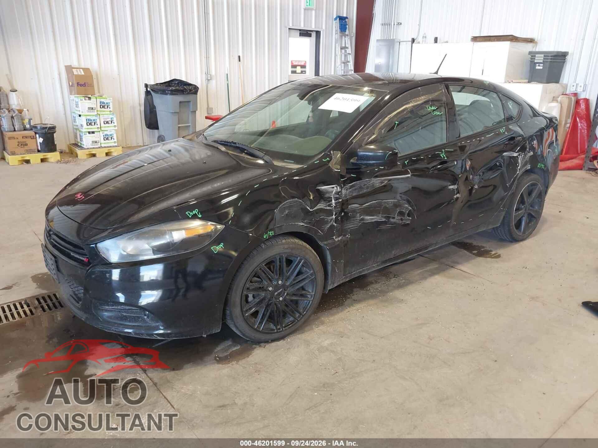 DODGE DART 2015 - 1C3CDFBB6FD368692