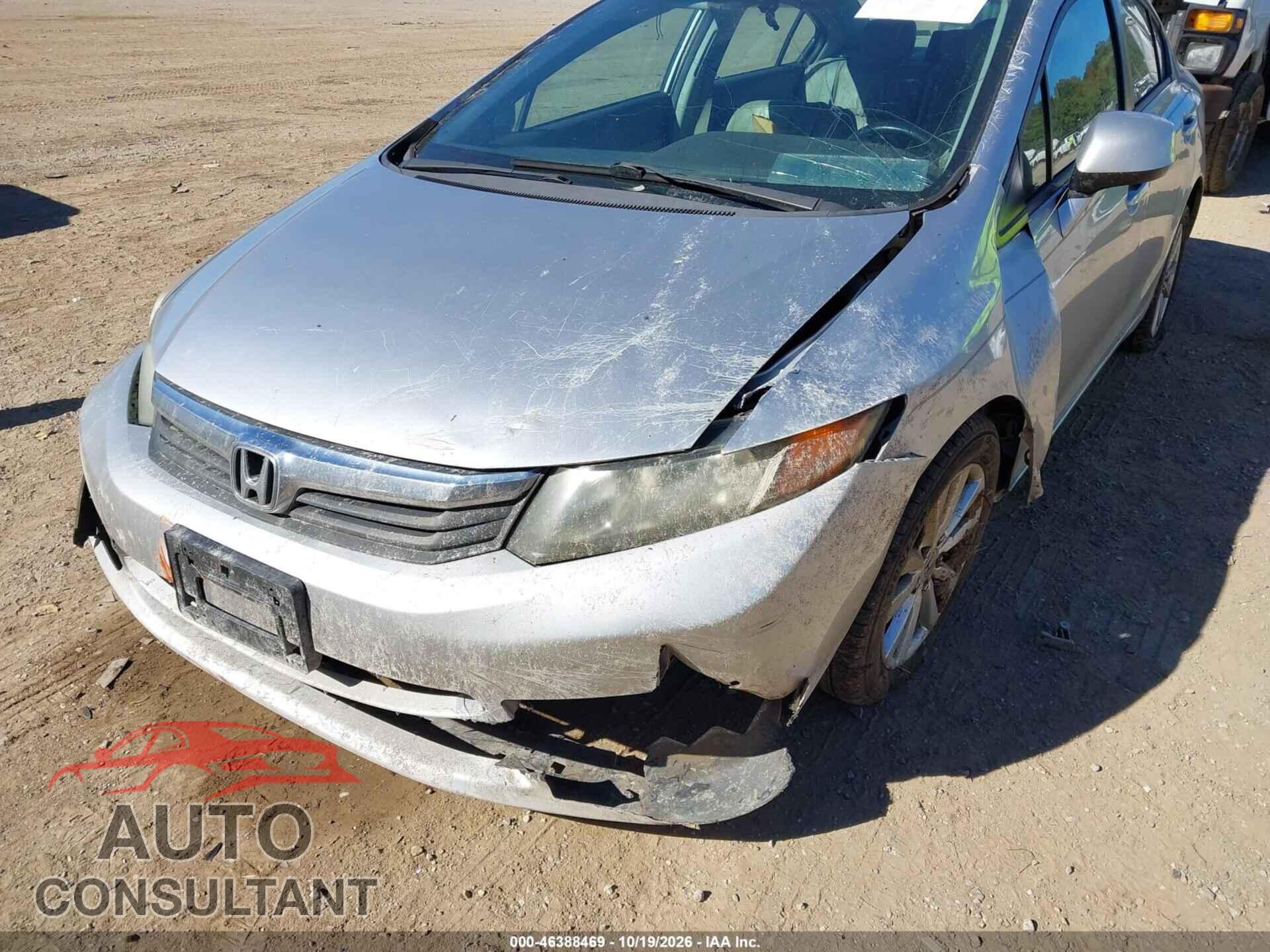HONDA CIVIC 2012 - 19XFB2F95CE012968