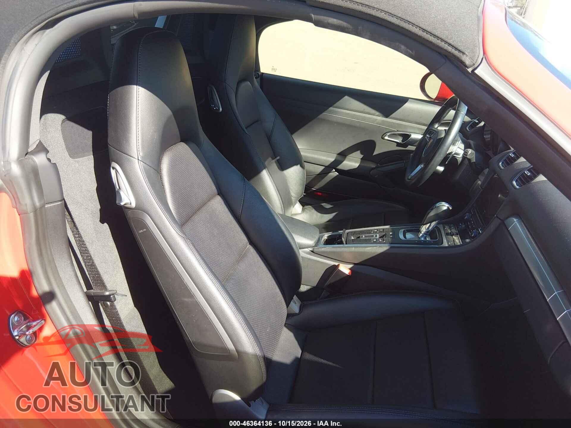 PORSCHE 718 BOXSTER 2017 - WP0CA2A89HS222157