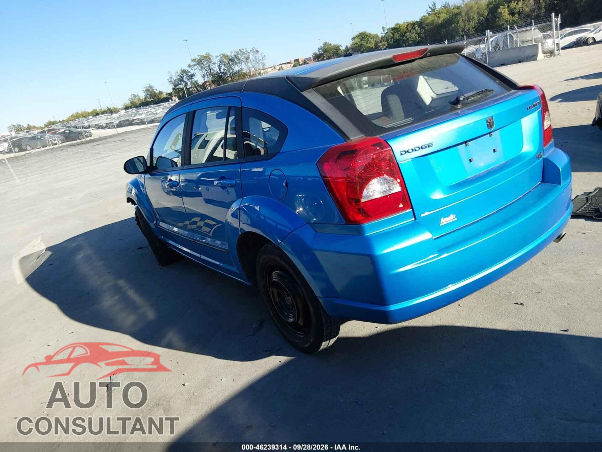 DODGE CALIBER 2009 - 1B3HB78B39D101701
