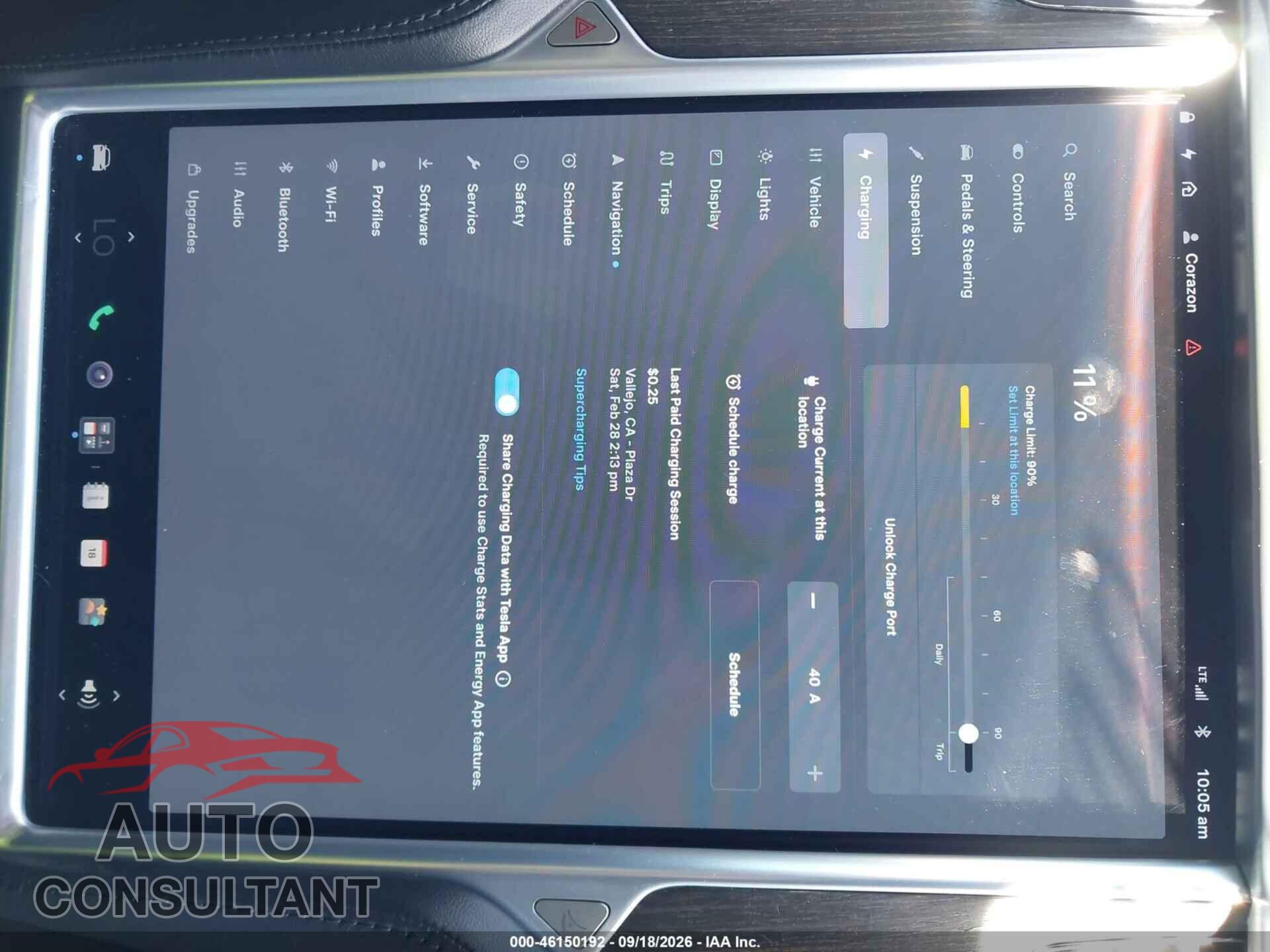 TESLA MODEL S 2013 - 5YJSA1CN5DFP06083
