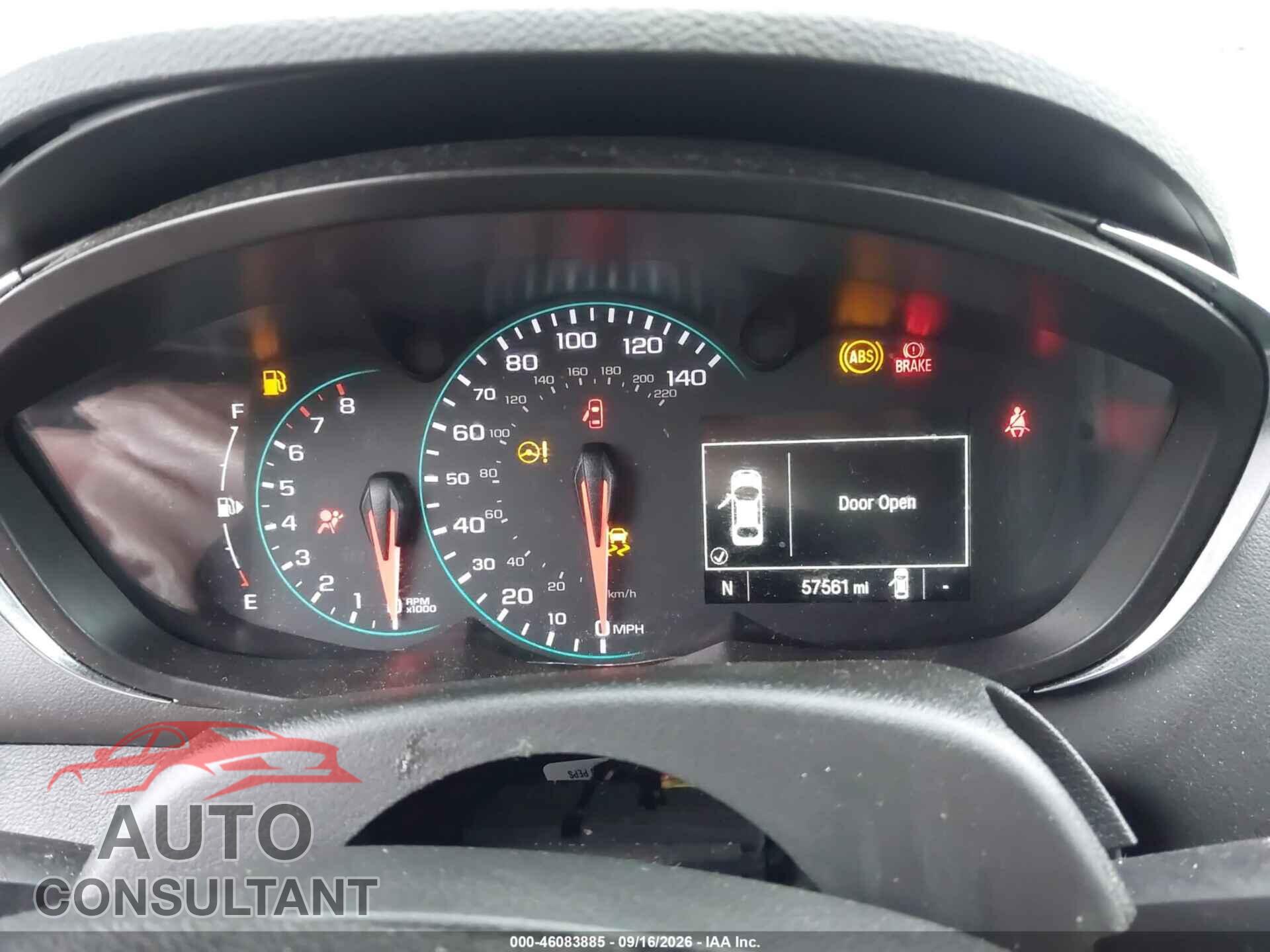 CHEVROLET TRAX 2020 - 3GNCJKSB7LL109686