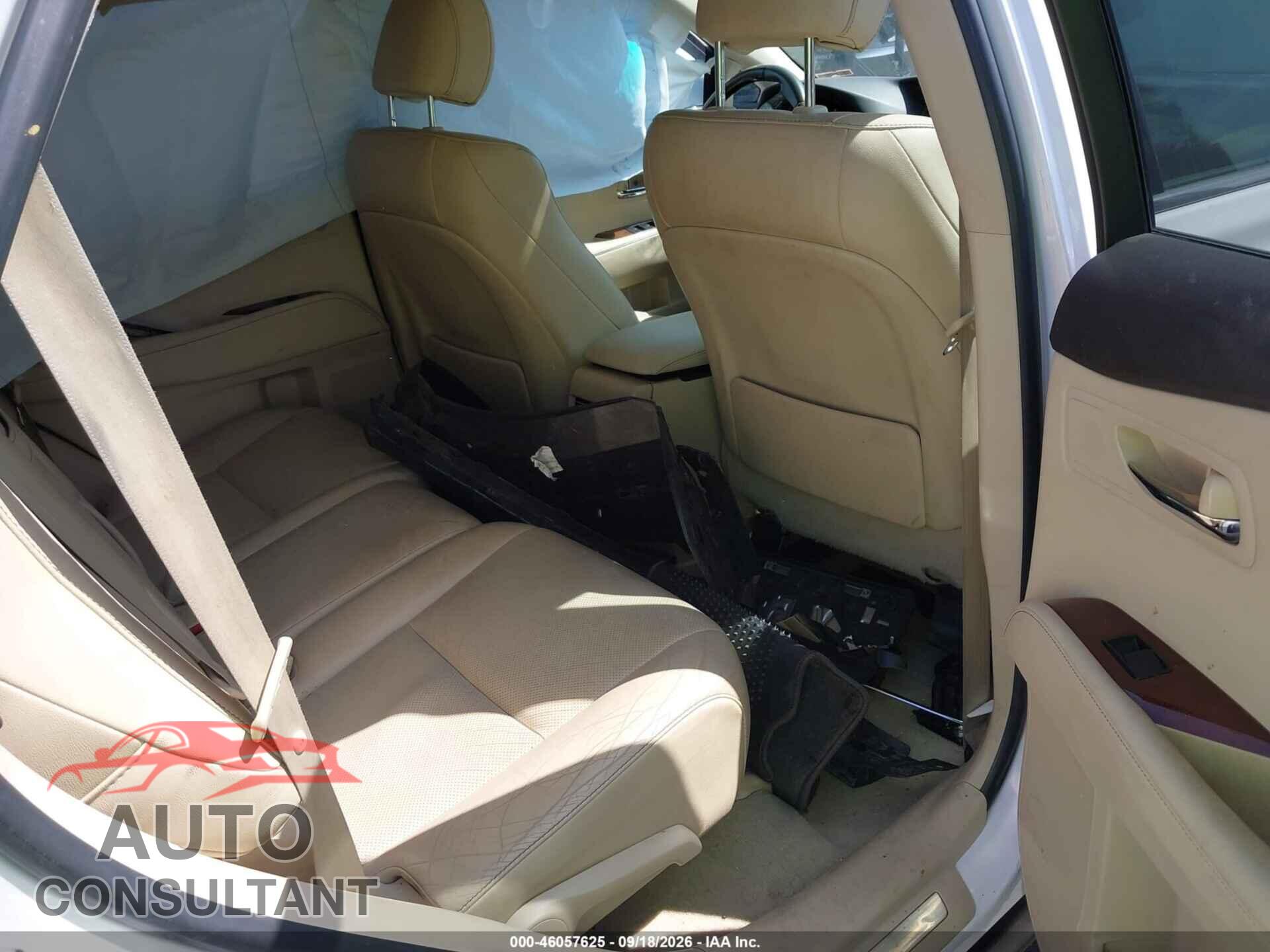 LEXUS RX 350 2013 - 2T2ZK1BA3DC127006