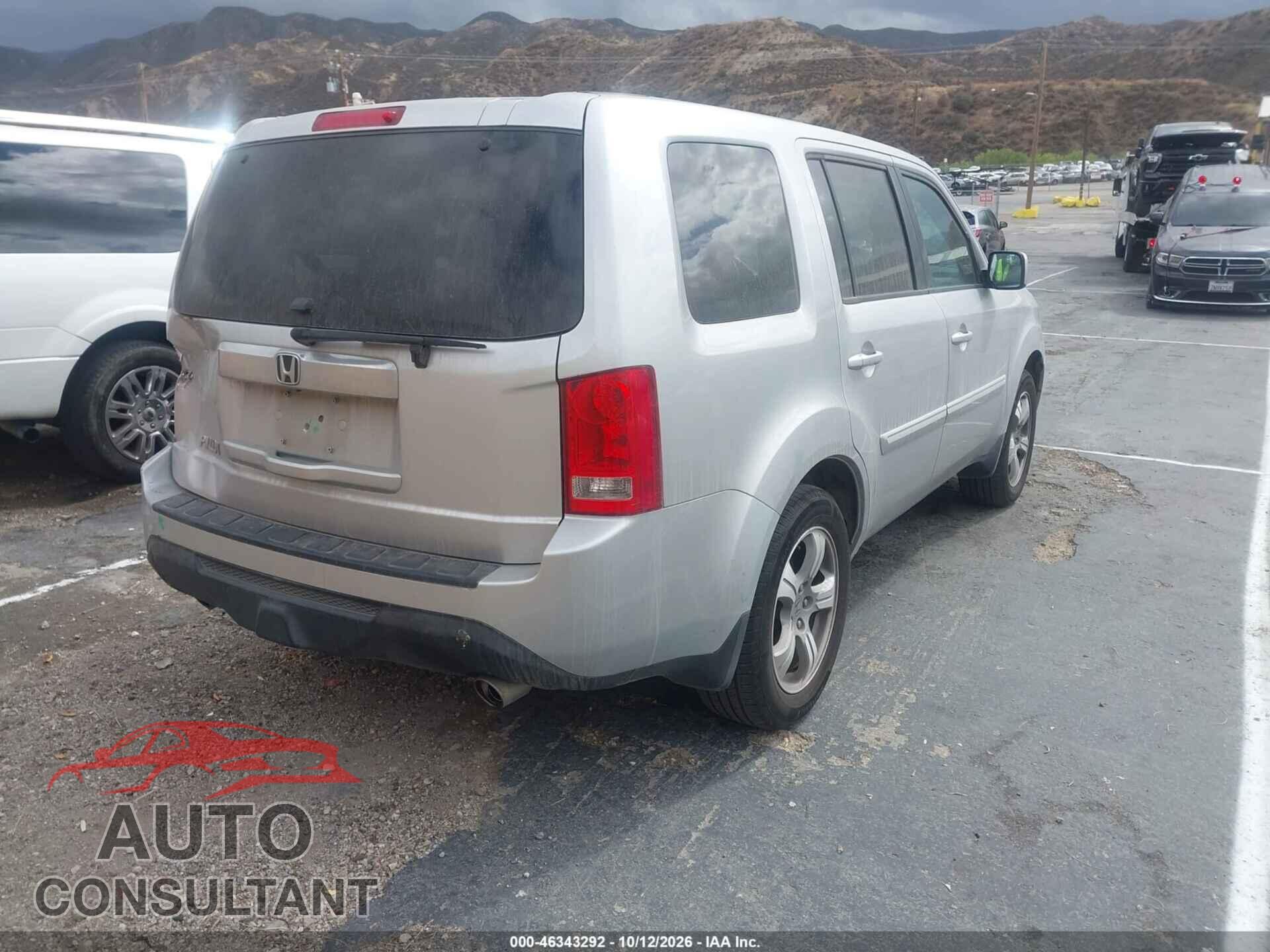 HONDA PILOT 2014 - 5FNYF4H7XEB047703
