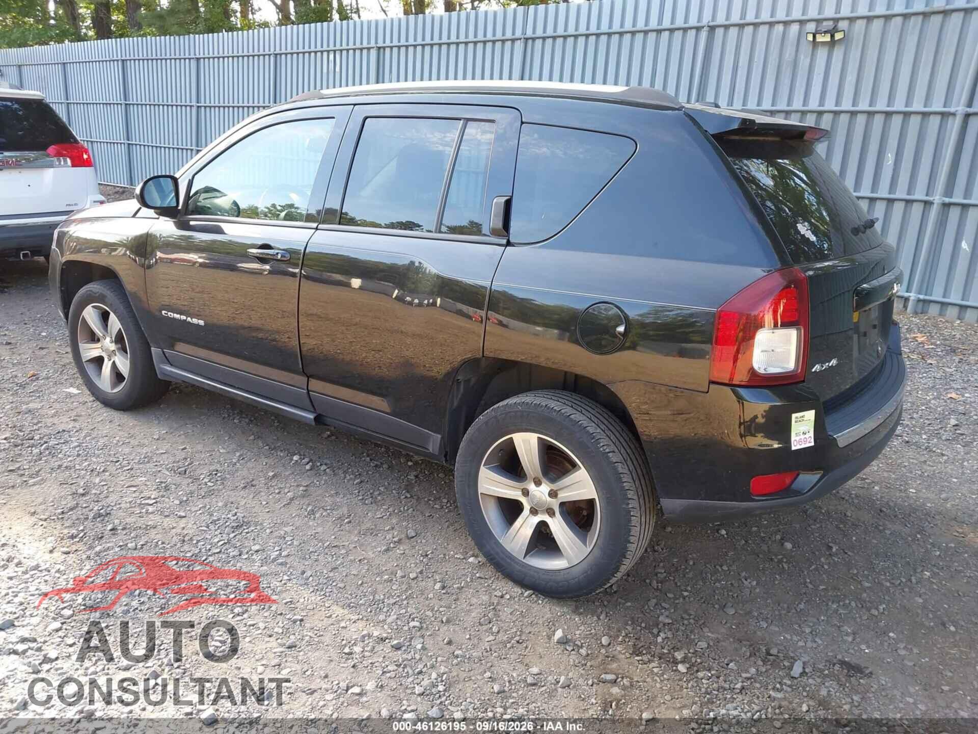 JEEP COMPASS 2017 - 1C4NJDEB9HD178191