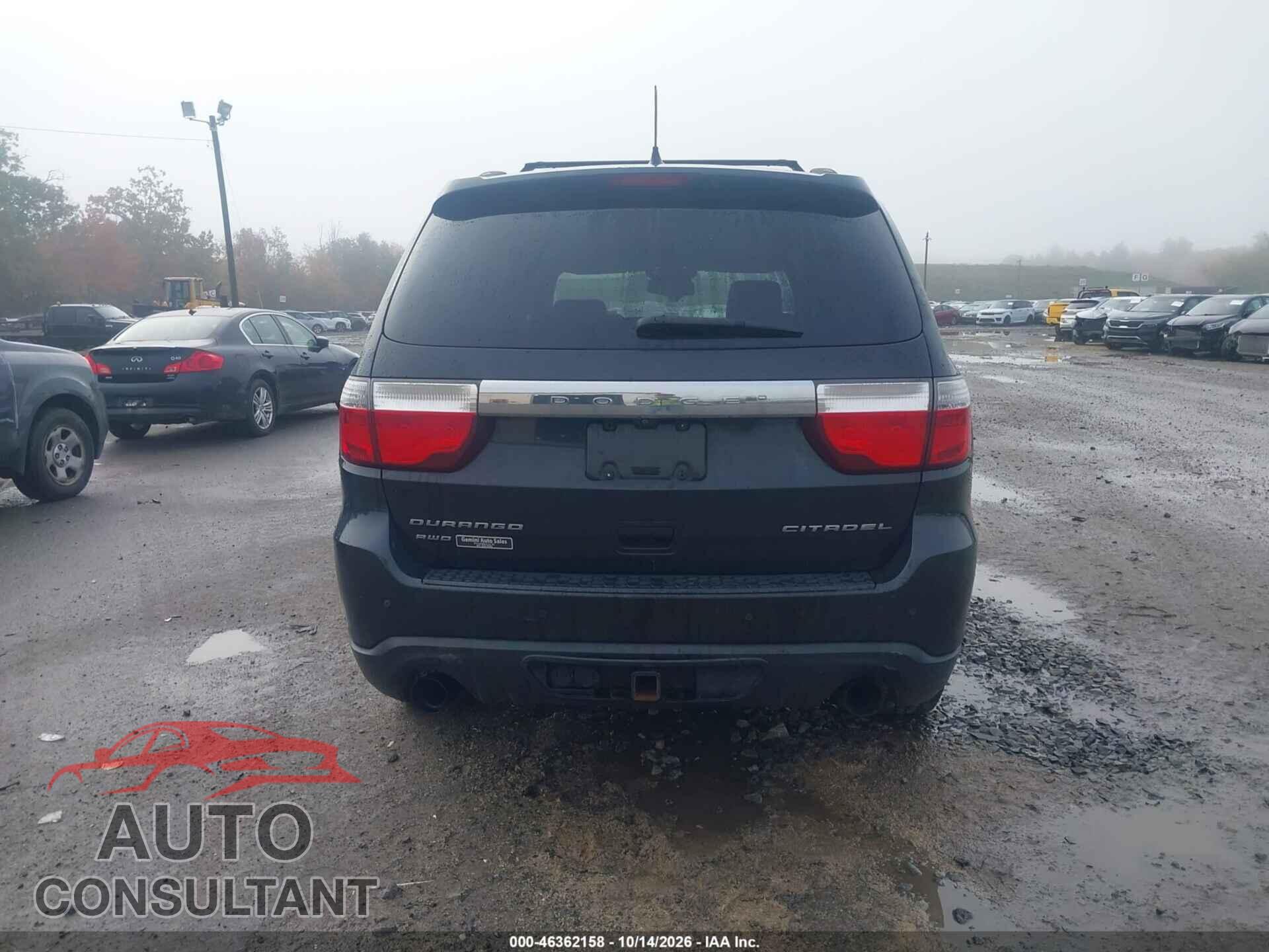 DODGE DURANGO 2012 - 1C4SDJET1CC308867