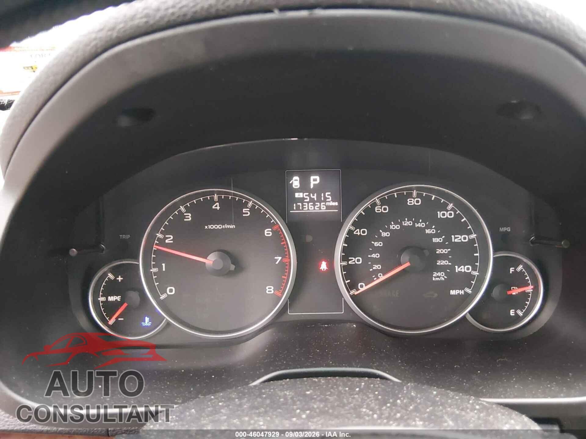 SUBARU OUTBACK 2014 - 4S4BRBCC2E3228079