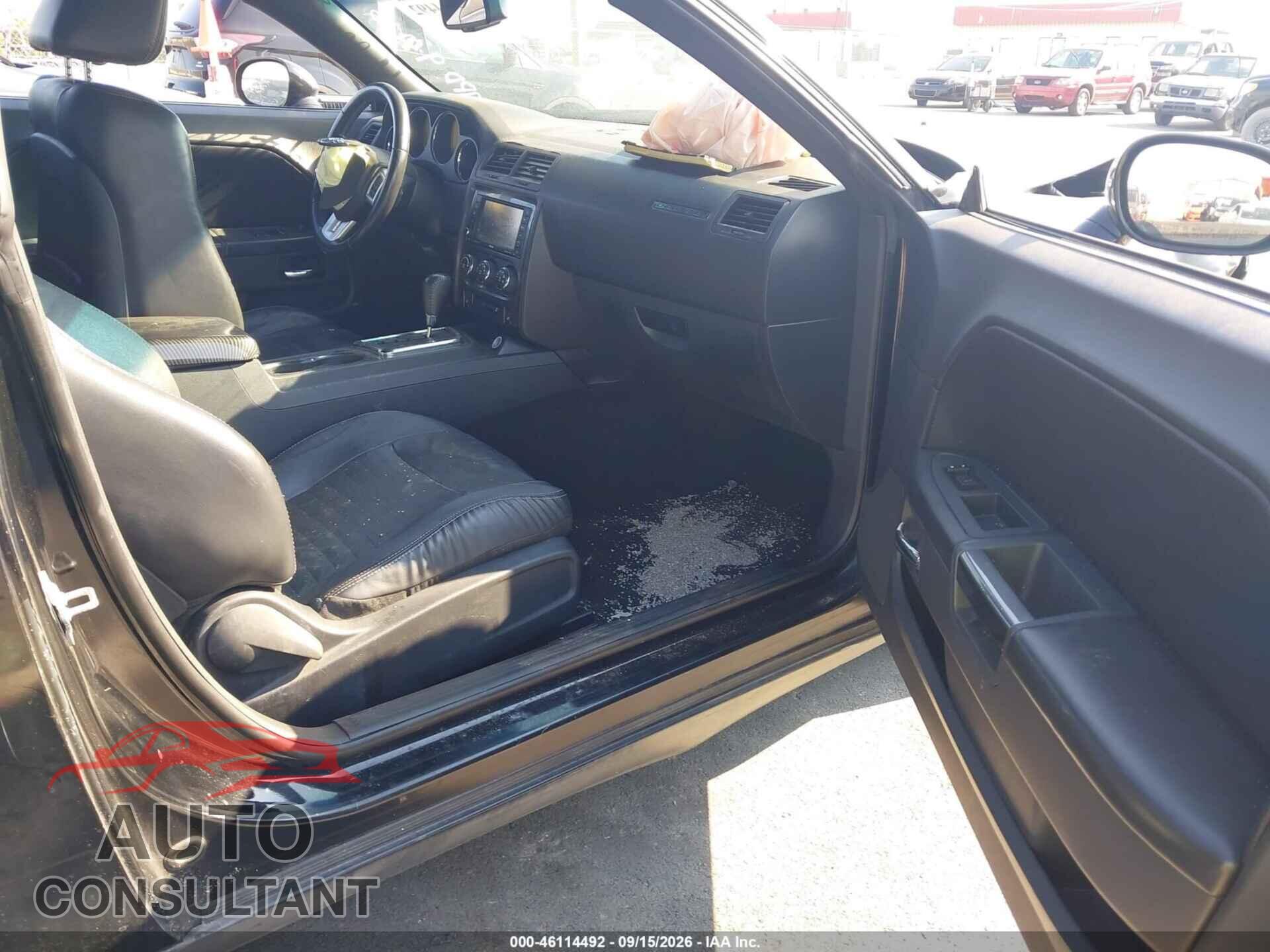 DODGE CHALLENGER 2012 - 2C3CDYAGXCH137477