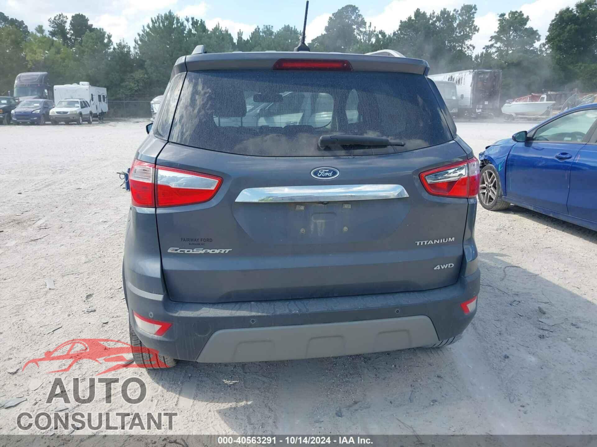 FORD ECOSPORT 2019 - MAJ6S3KL2KC293839