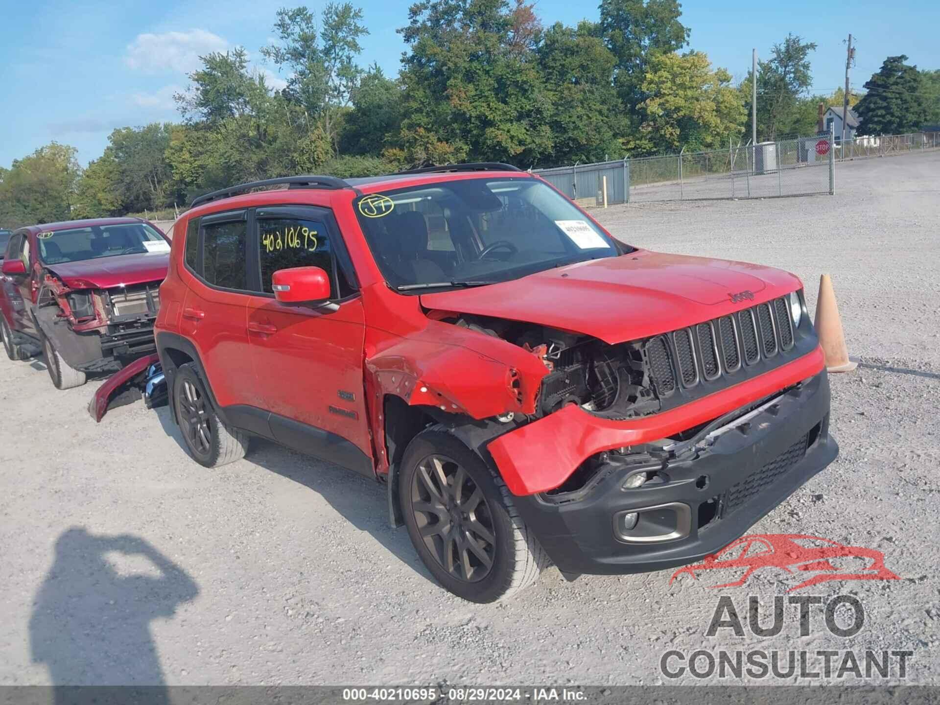 JEEP RENEGADE 2016 - ZACCJBBT6GPC88589