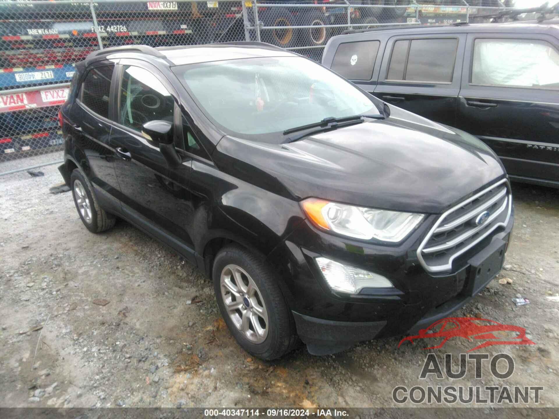 FORD ECOSPORT 2018 - MAJ3P1TE6JC234820
